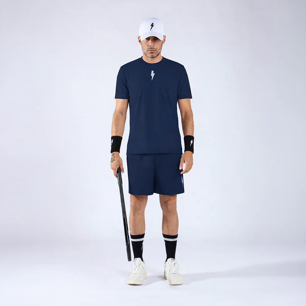 Áo Ngắn Tay Thể Thao Nam Pickleball/Tennis About Tech CLUB Blue