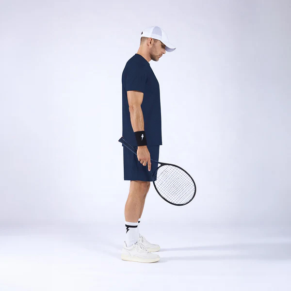 Áo Ngắn Tay Thể Thao Nam Pickleball/Tennis About Tech CLUB Blue