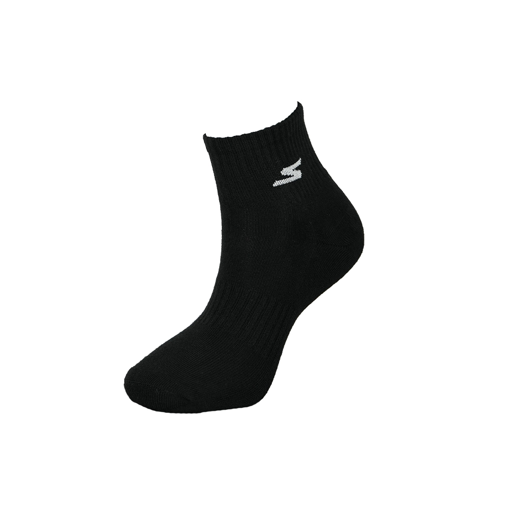 Tất/Vớ Skechers Cổ Vừa Màu Đen