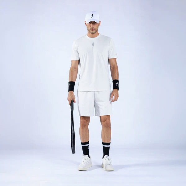 Quần Ngắn Thể Thao Nam Pickleball/Tennis About Tech CLUB WHITE