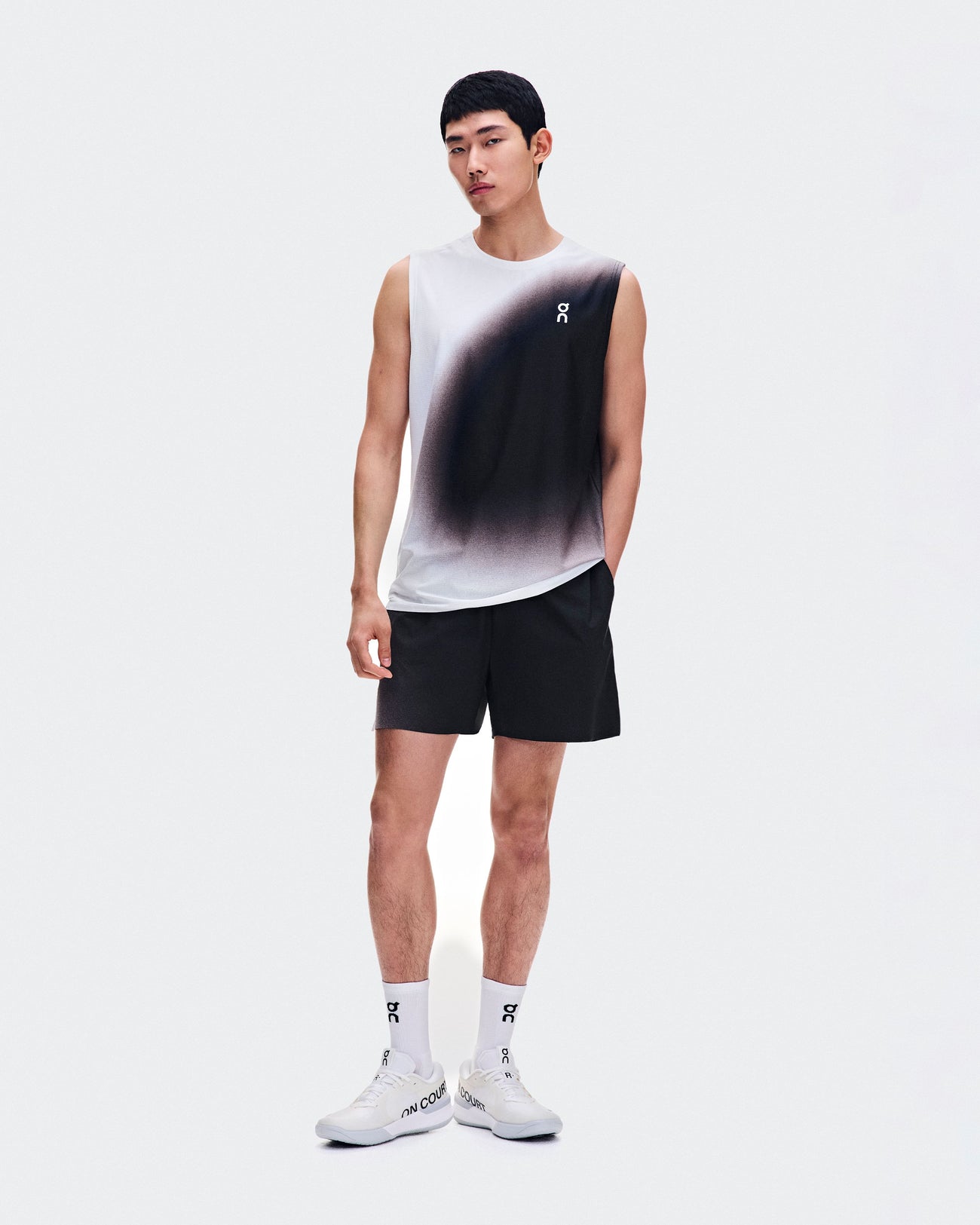 Áo ba lỗ thể thao Nam On Running Court Tank Swing White | Mulberry