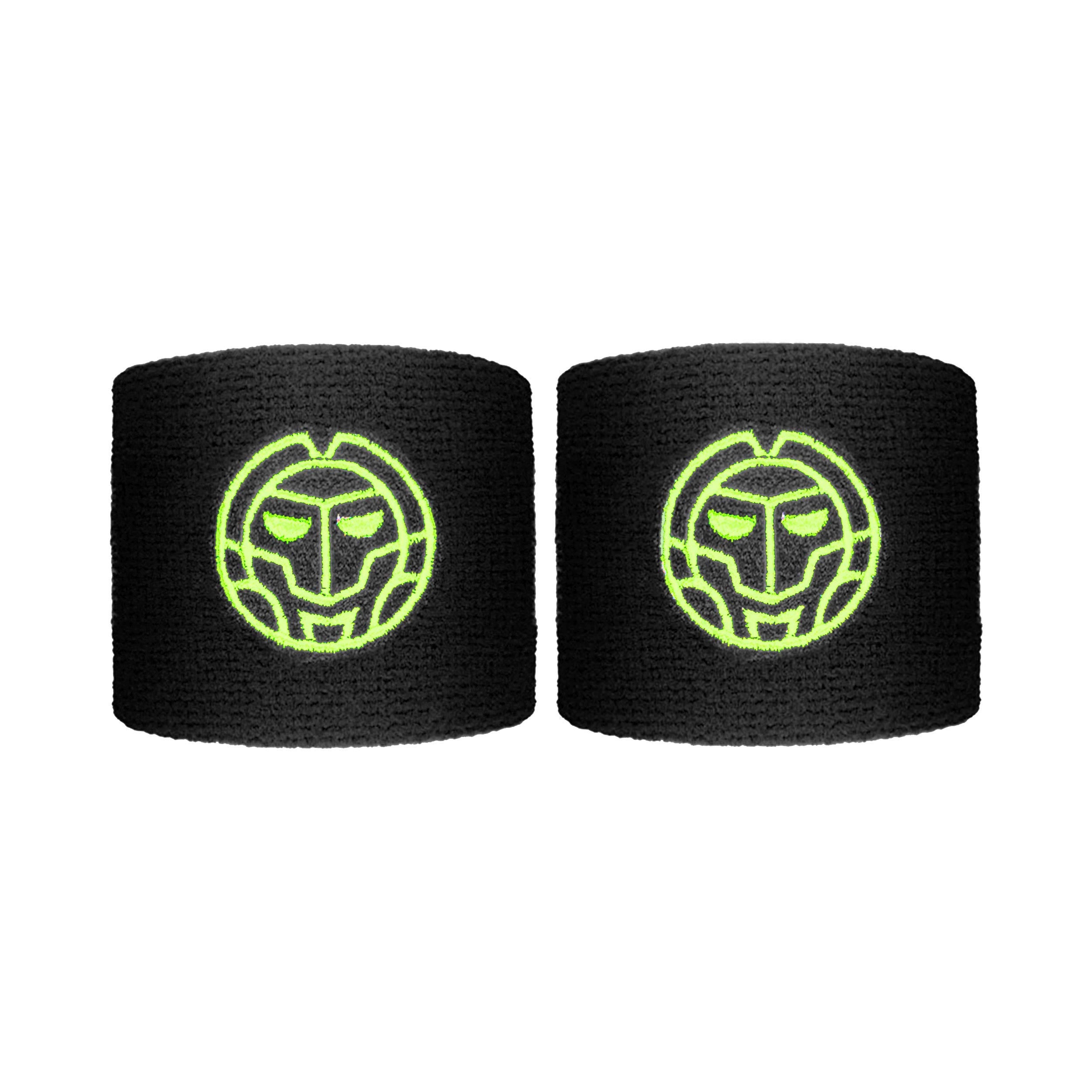 Băng chặn mồ hôi ngắn tennis/pickleball Bidi Badu Black Neon Yellow