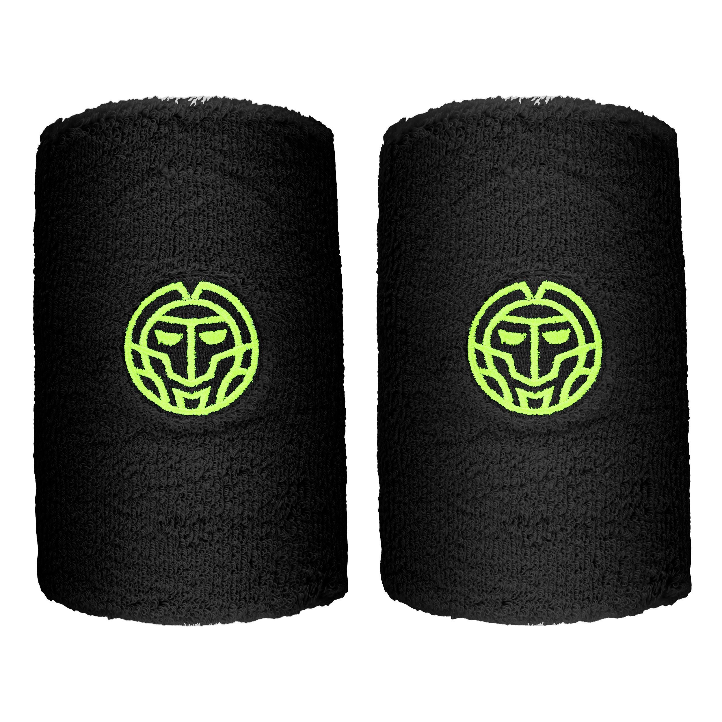 Băng chặn mồ hôi dài tennis/pickleball Bidi Badu Black Neon Yellow