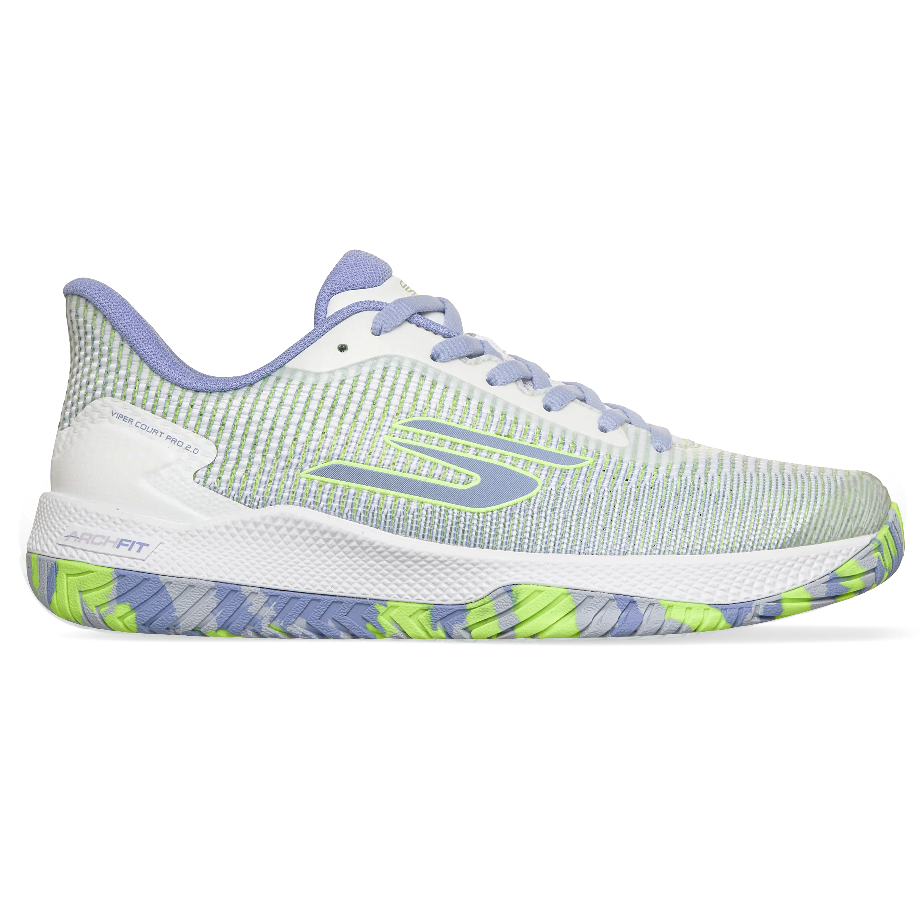 Giày Thể Thao Nữ Skechers Go Pickleball Viper Court Pro 2.0 White | Periwinkle