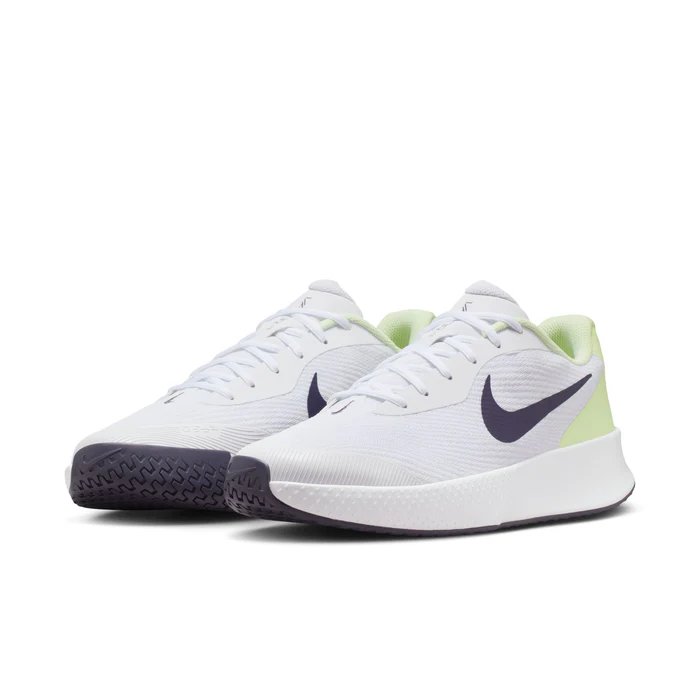Giày  Pickleball/Tennis Nam Nike Vapor Lite 3 White Volt Dark Raisin