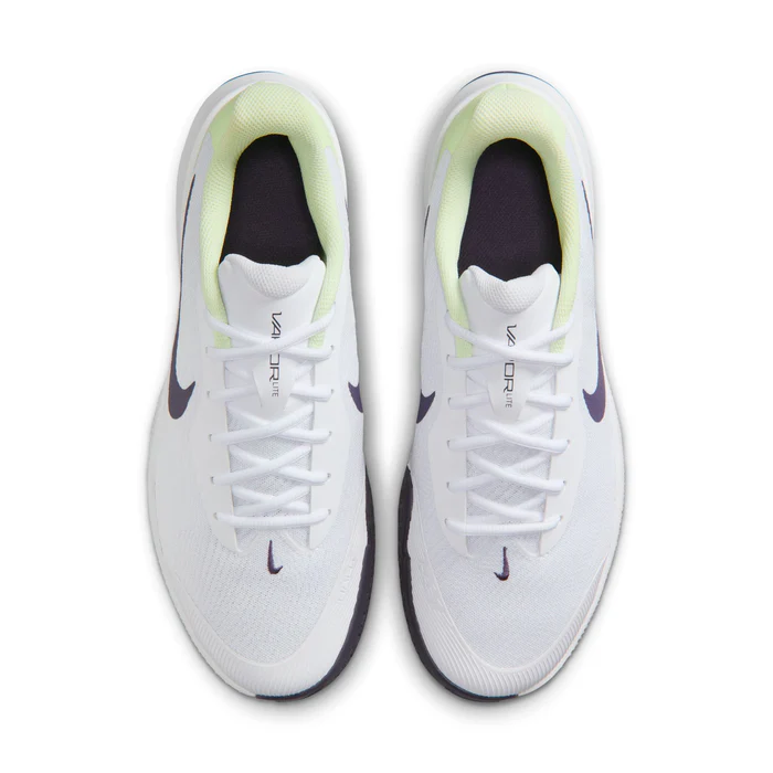 Giày  Pickleball/Tennis Nam Nike Vapor Lite 3 White Volt Dark Raisin