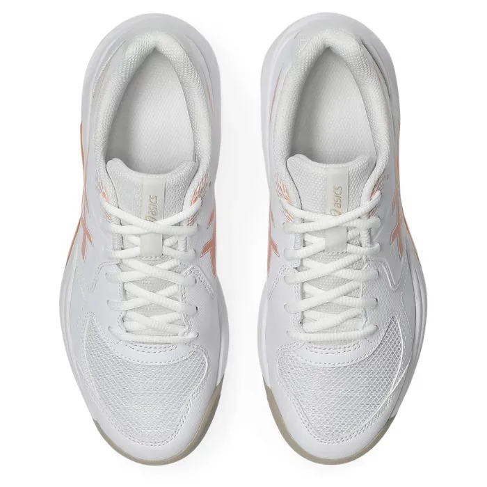 Giày Tennis/Pickleball Nữ Asics GEL-DEDICATE 9 WHITE/CANTALOUPE