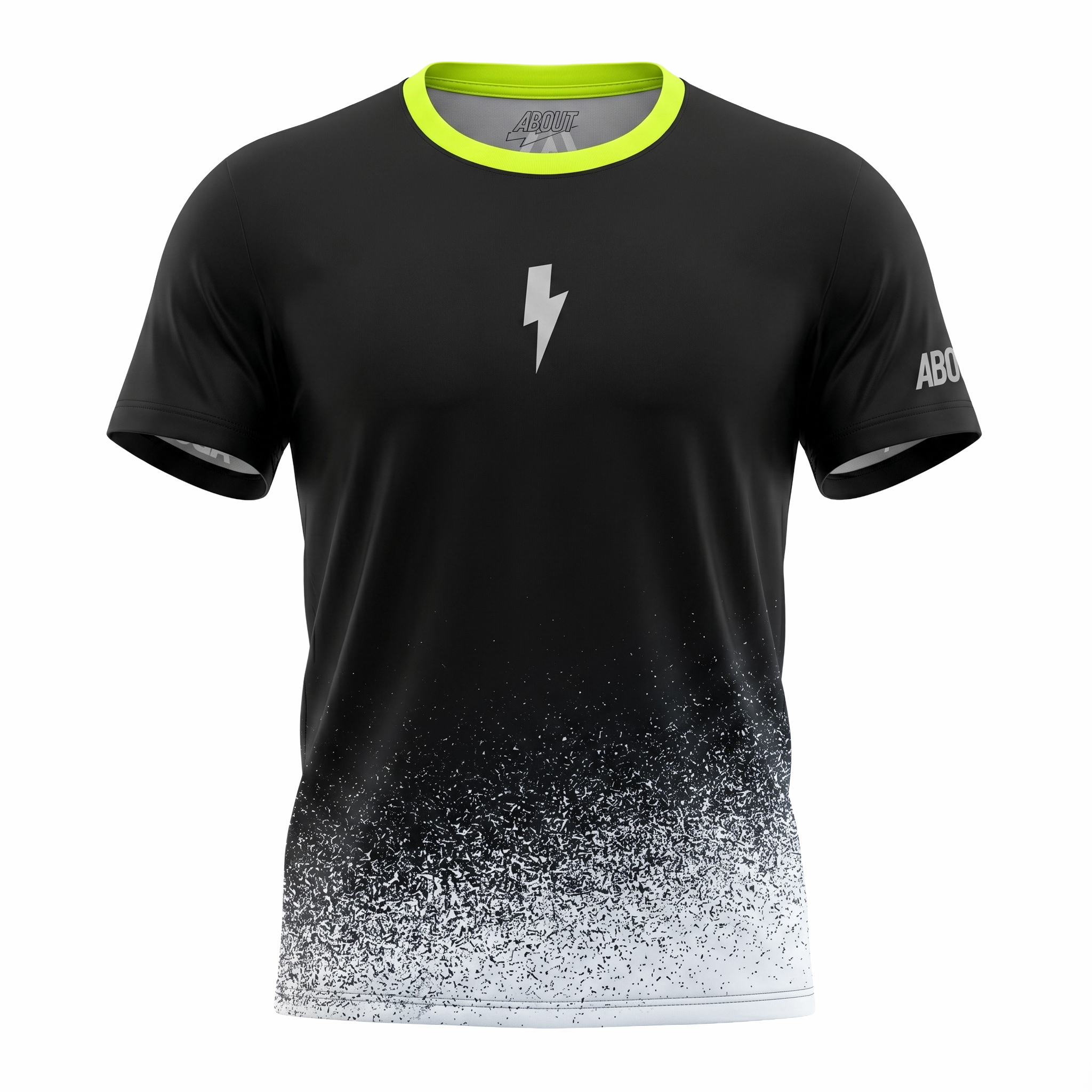 Áo Ngắn Tay Thể Thao Nam Pickleball/Tennis About Tech CRAZY FLUO YELLOW