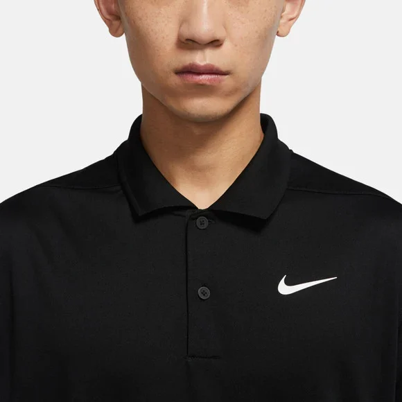 Áo Golf Polo Tay Ngắn Thể Thao Nam Nike Victory Black