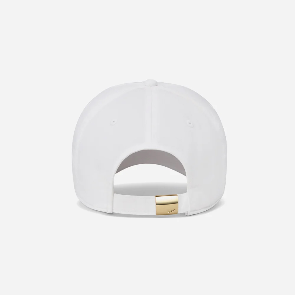 Mũ Nike Unisex Dri-FIT Club Unstructured Metal Swoosh Cap - White