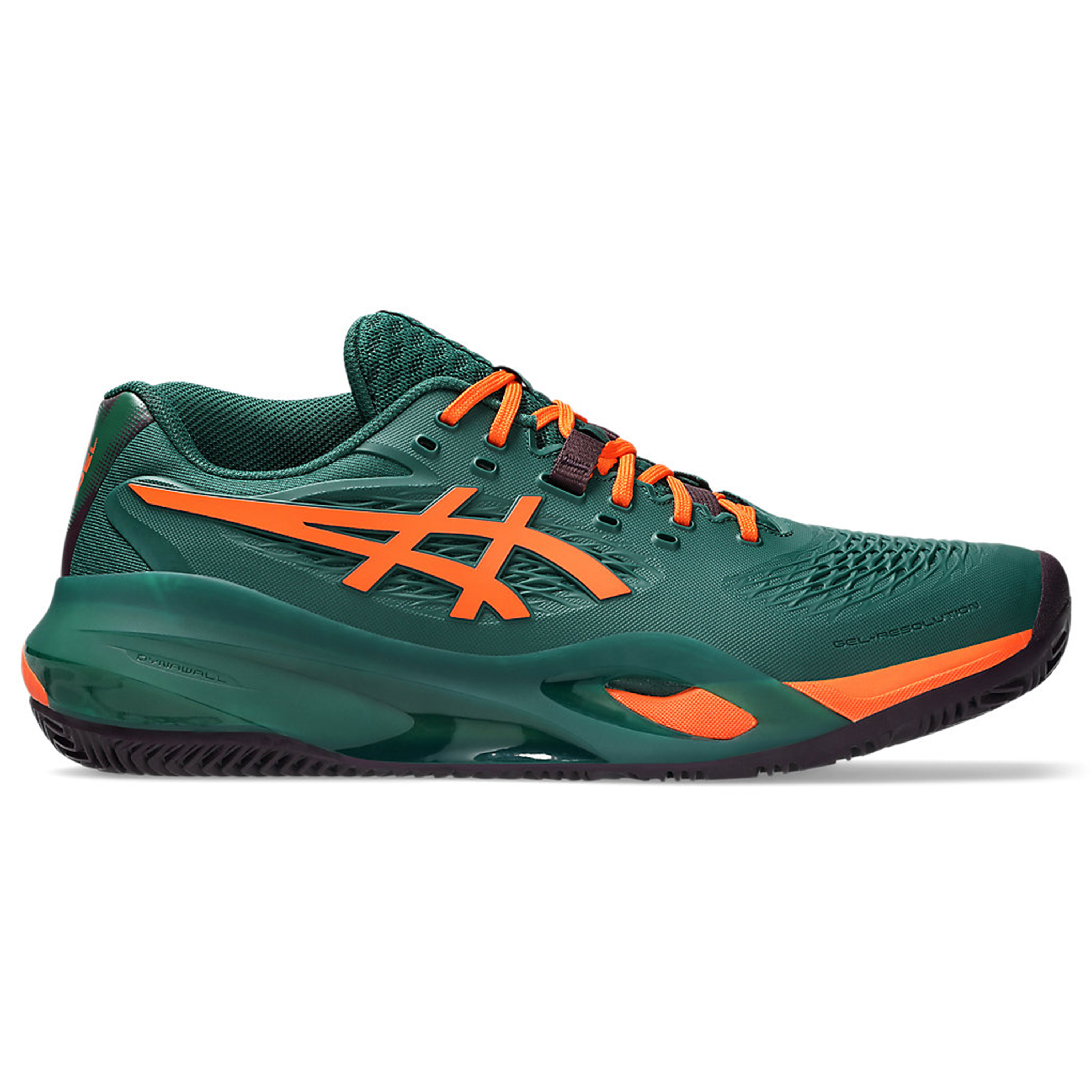 Giày Tennis/Pickleball Nam Asics GEL-RESOLUTION X JEWEL GREEN/ENERGY ORANGE