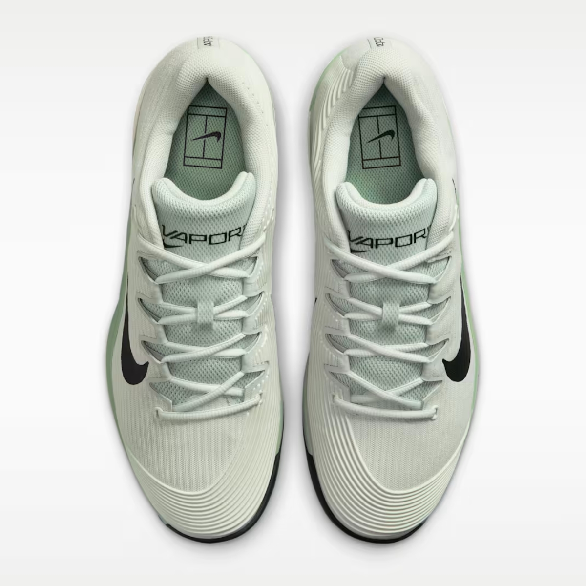 Giày Pickleball/Tennis Nam Nike Court Air Zoom Vapor 12 HC Light Silver