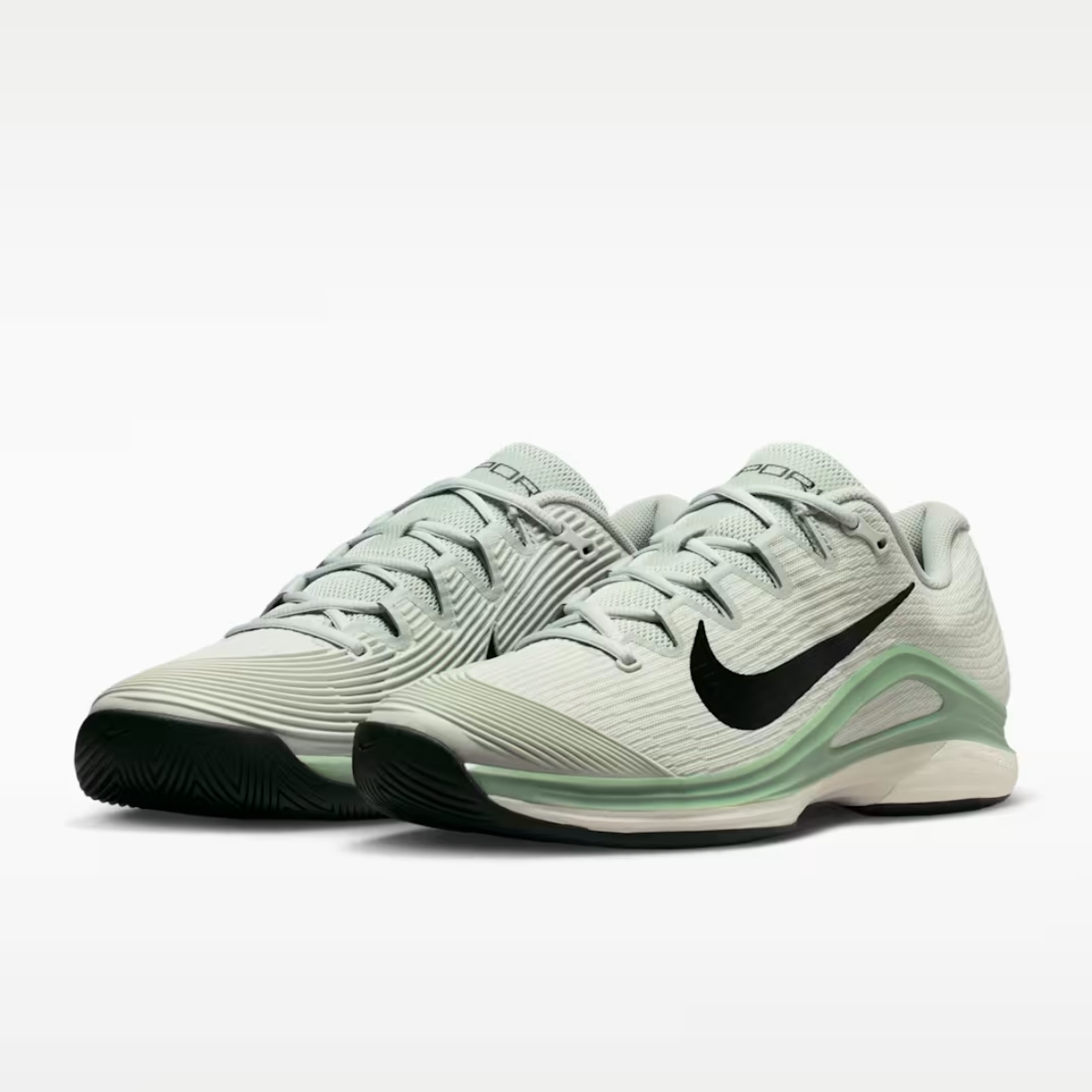 Giày Pickleball/Tennis Nam Nike Court Air Zoom Vapor 12 HC Light Silver