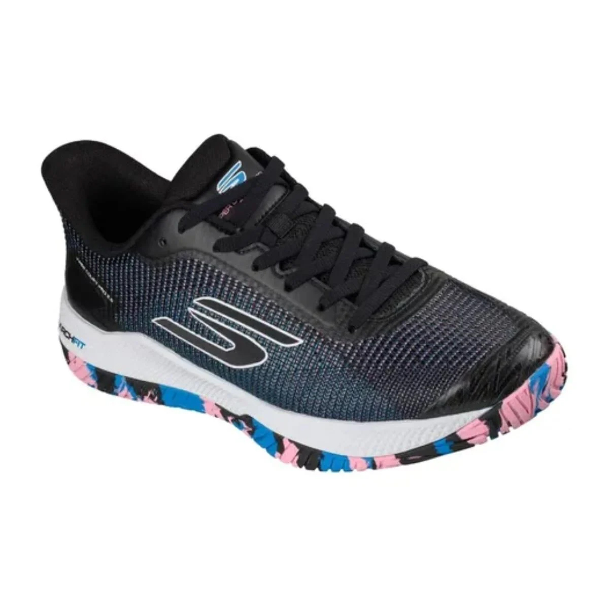 Giày Pickleball Nam Skechers Pickleball Viper Court Pro 2.0 Black / Blue / Pink