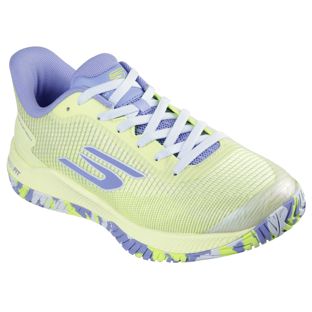 Giày Thể Thao Nữ Skechers Pickleball Viper Court Pro Lime | Lavender