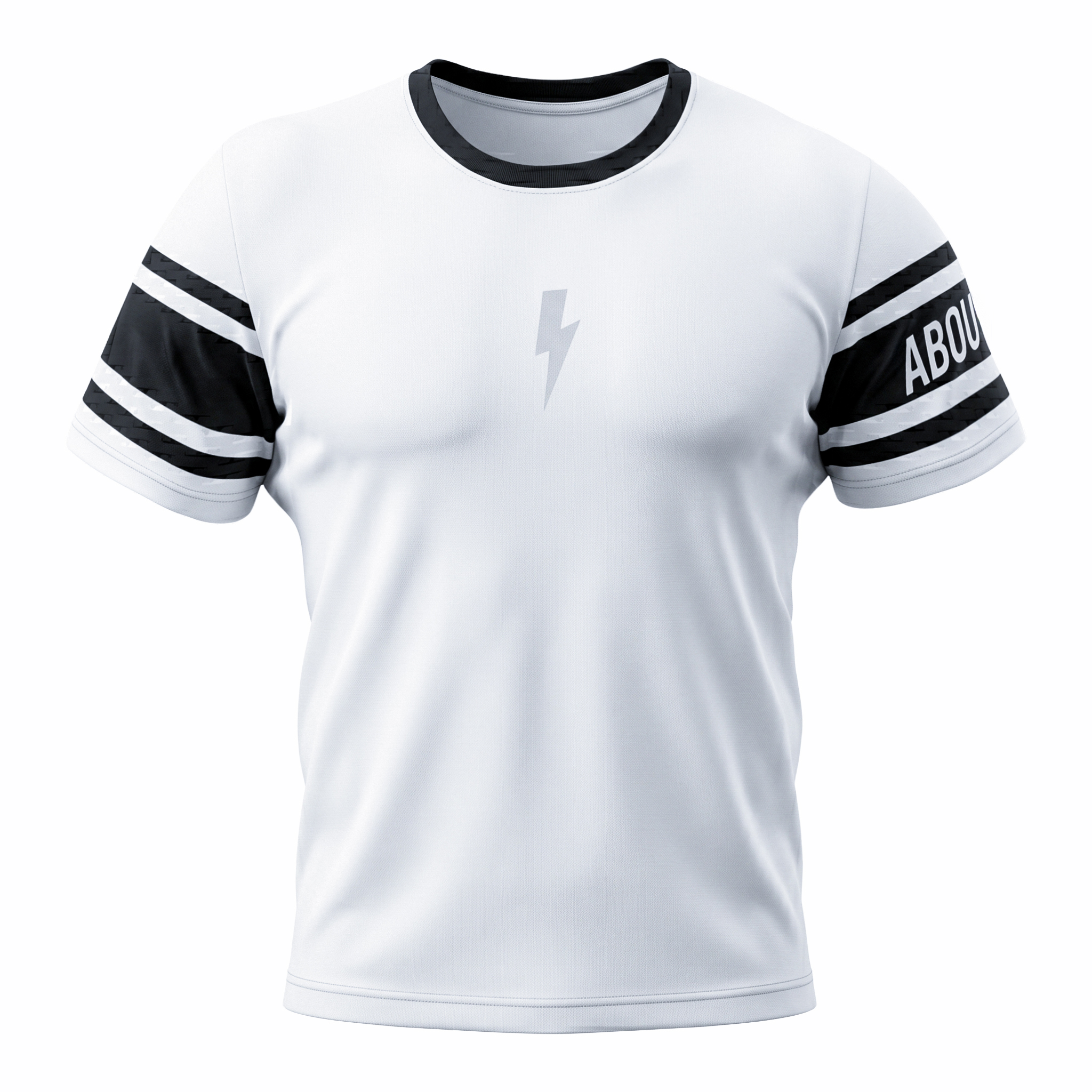 Áo Ngắn Tay Thể Thao Nam Pickleball/Tennis About Tech ICON NEW YORK WHITE & BLACK