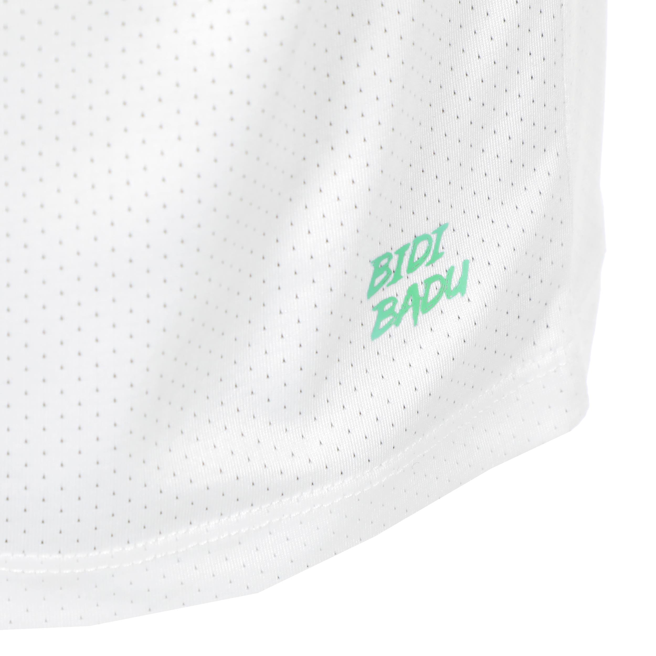 Áo Bidi Badu tay ngắn thể thao tennis/pickleball nam Crew 2.0 Green White BB110019-703