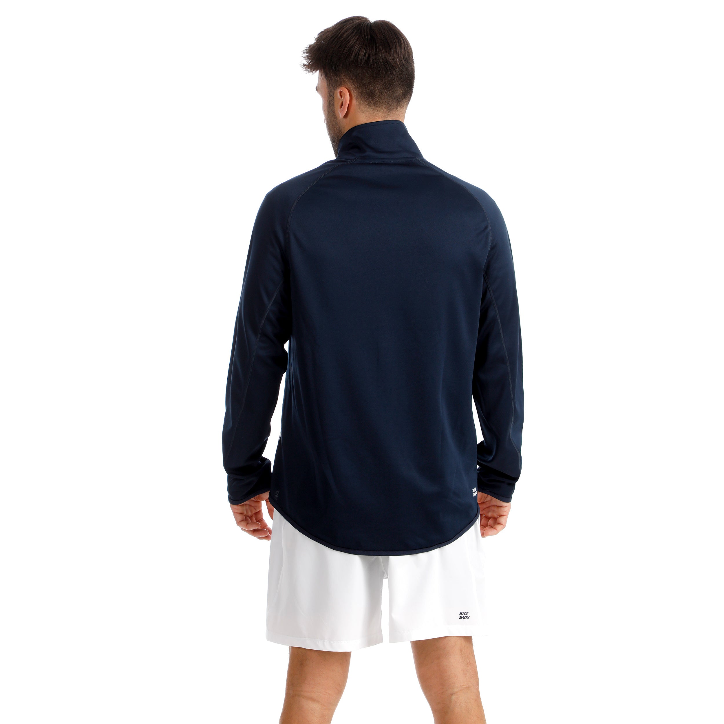 Áo khoác thể thao tennis/pickleball nam Bidi Badu Crew 2.0 Dark Blue