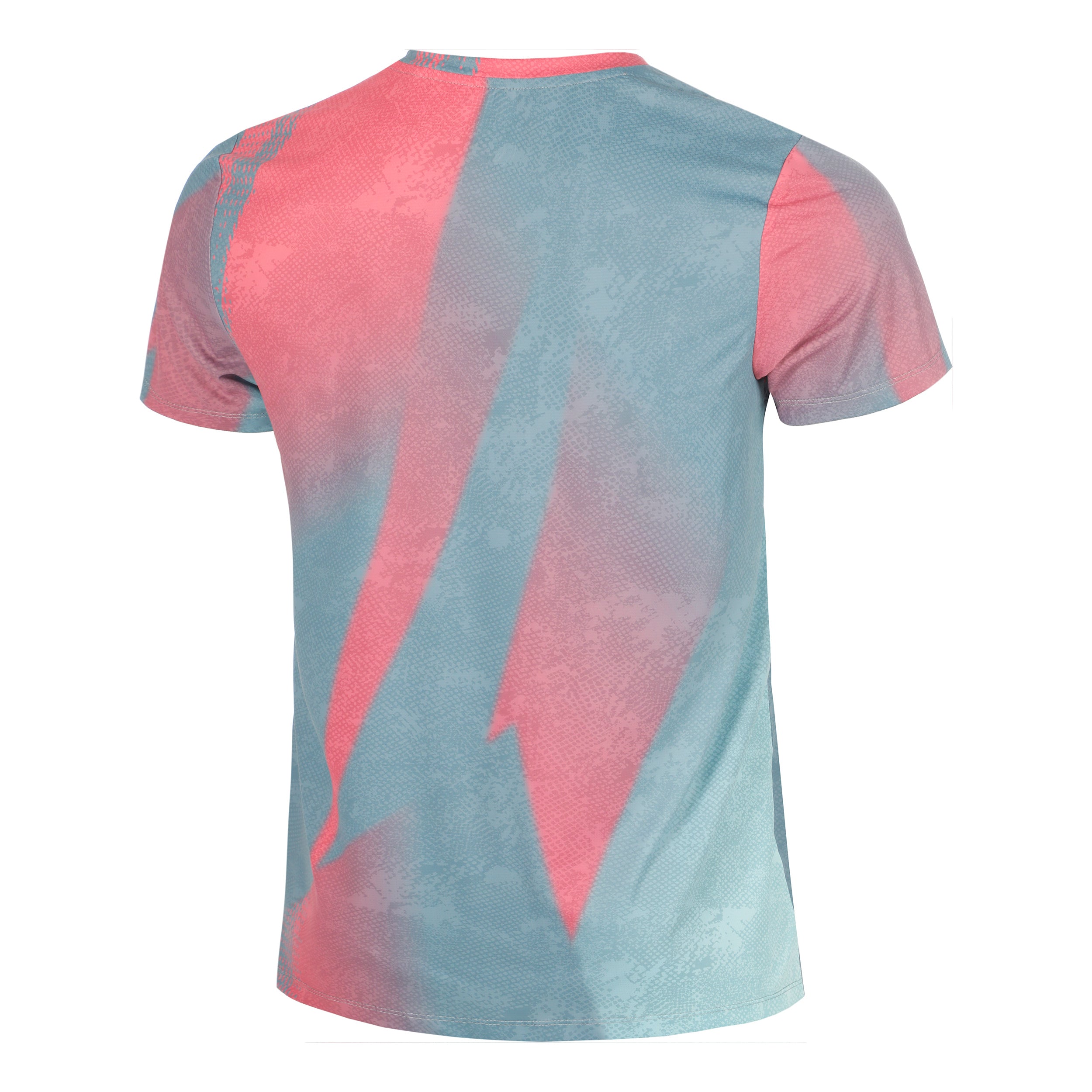Áo Bidi Badu tay ngắn thể thao tennis/pickleball nam Freeze Out Grey Pink BB110043-8050