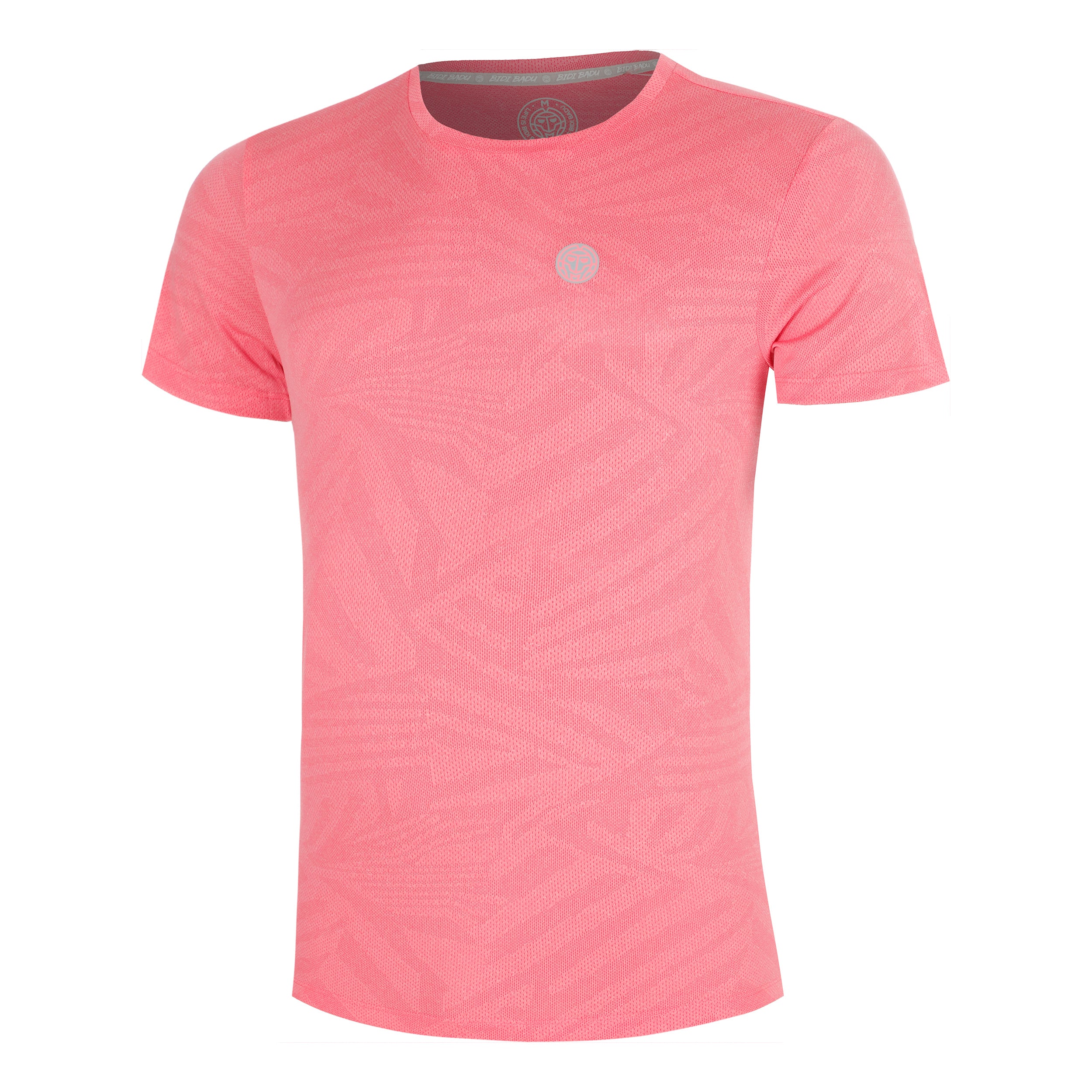 Áo Bidi Badu tay ngắn thể thao tennis/pickleball nam Freeze Out Structured Pink BB110041-508