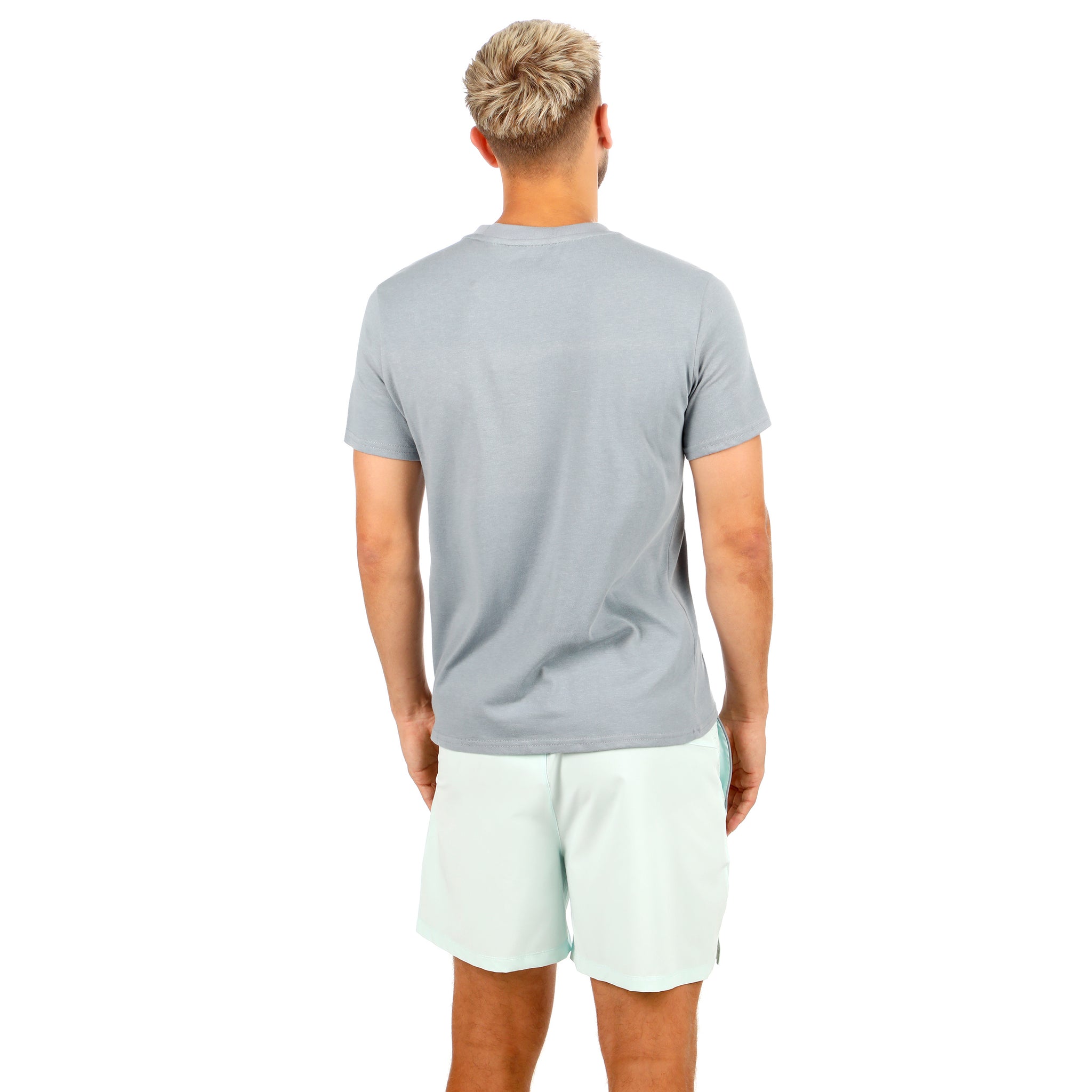 Áo Bidi Badu tay ngắn thể thao tennis/pickleball nam Freeze Out Chill Grey BB110039-804