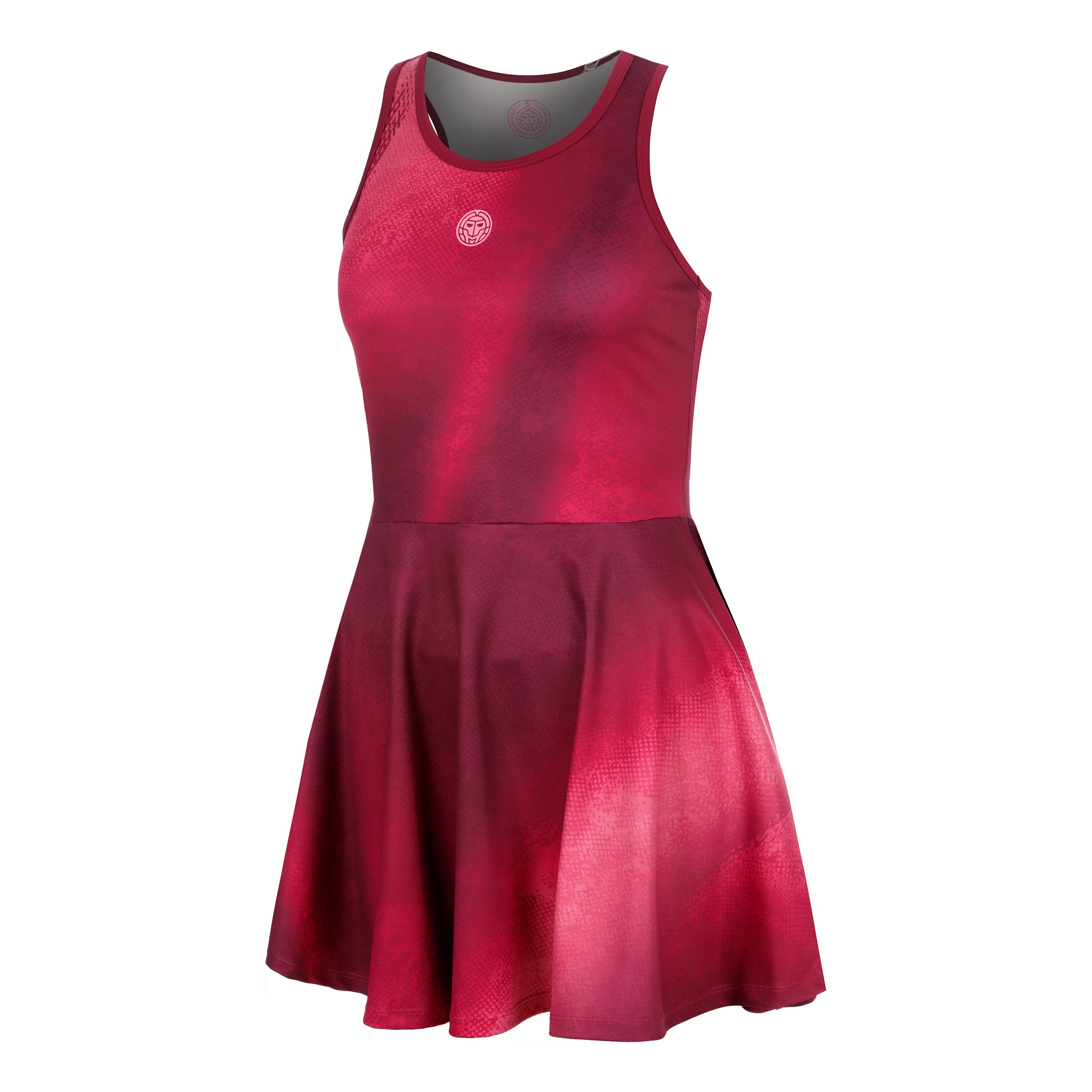 Váy Bidi Badu thể thao tennis/pickleball nữ Freeze Out Dark Red Pink BB180024-9050