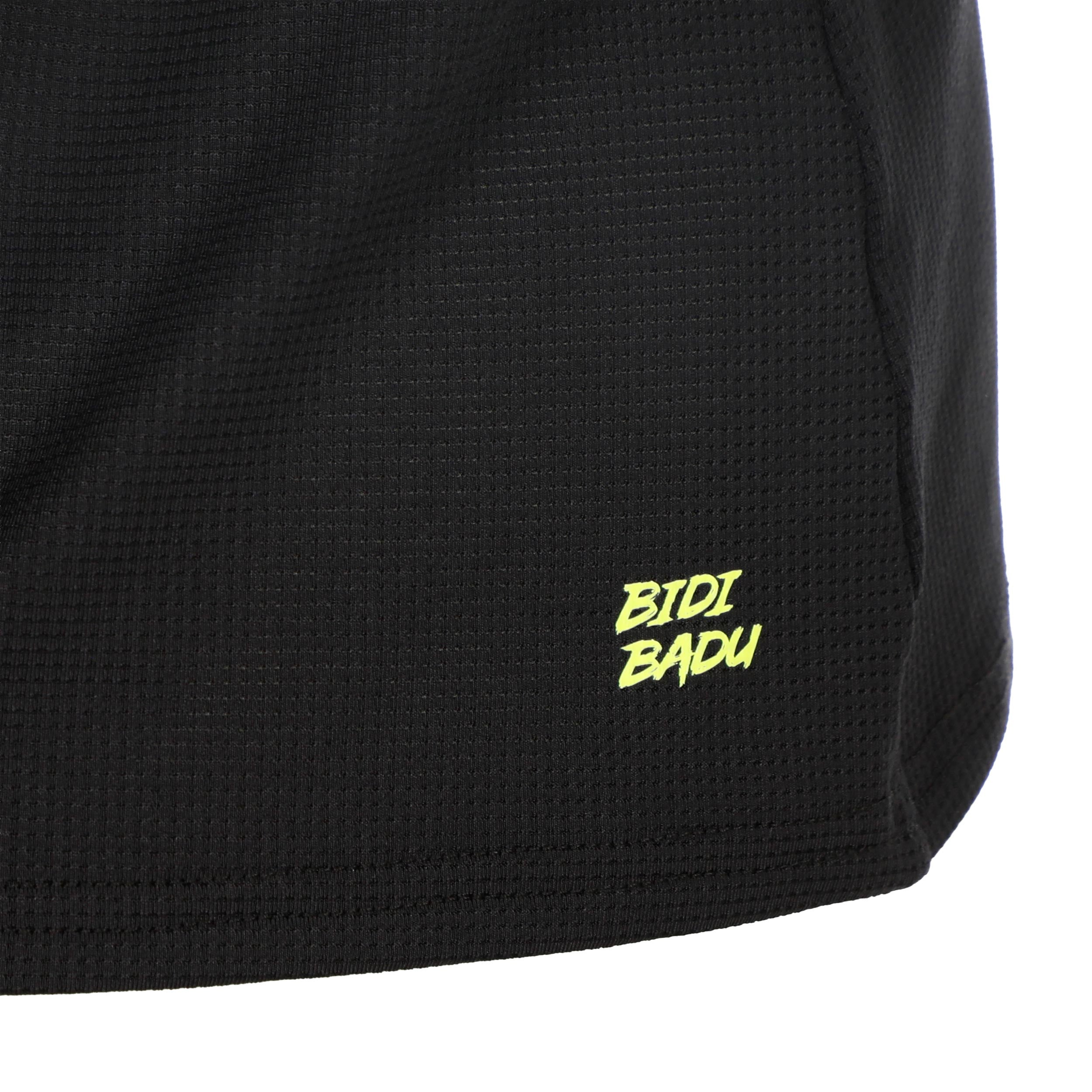 Áo Bidi Badu tay ngắn thể thao tennis/pickleball nữ Night Flash Racerback Lace Tank Top Black BB110058-200