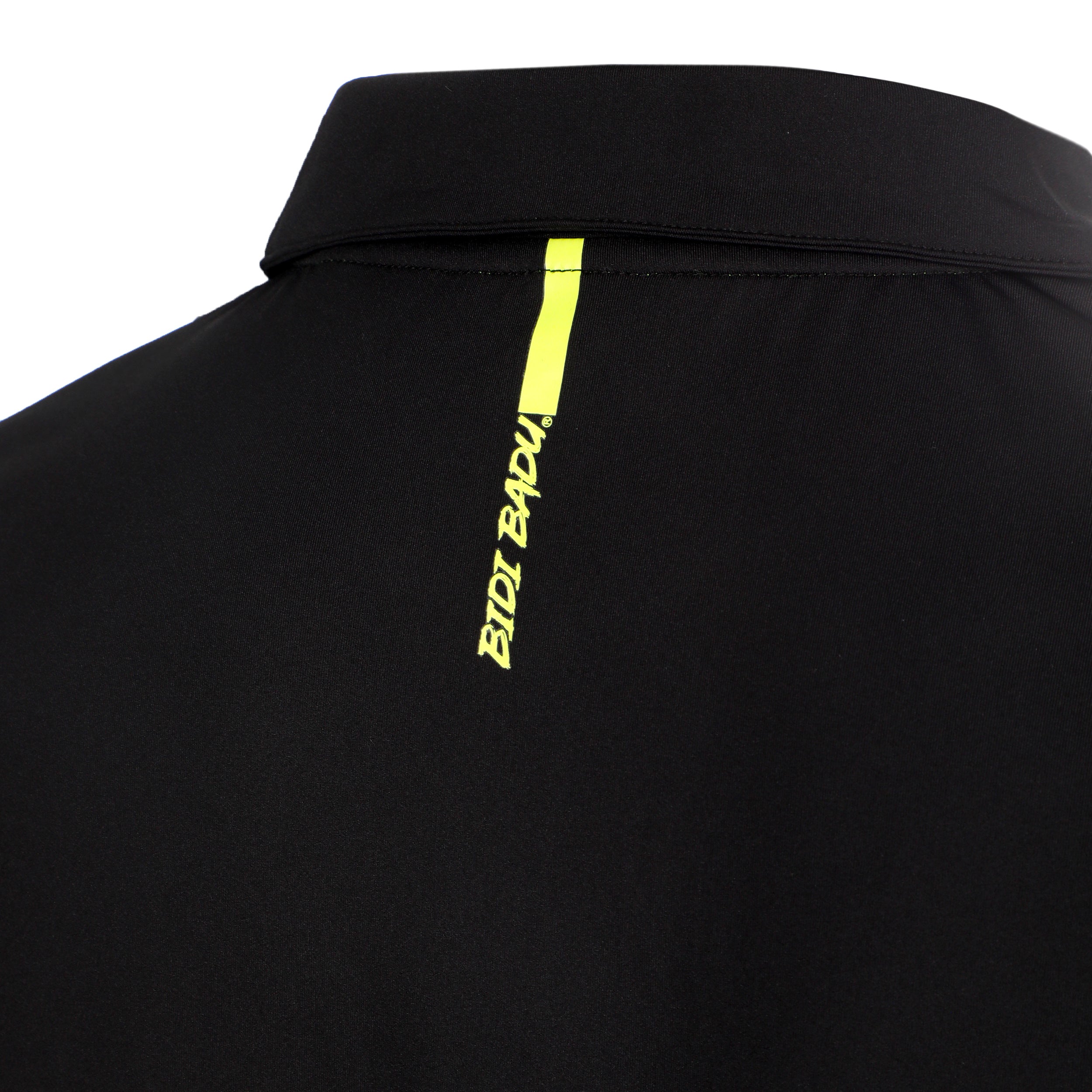 Áo Bidi Badu tay ngắn thể thao tennis/pickleball nam Night Flash Polo Black  BB110057-200