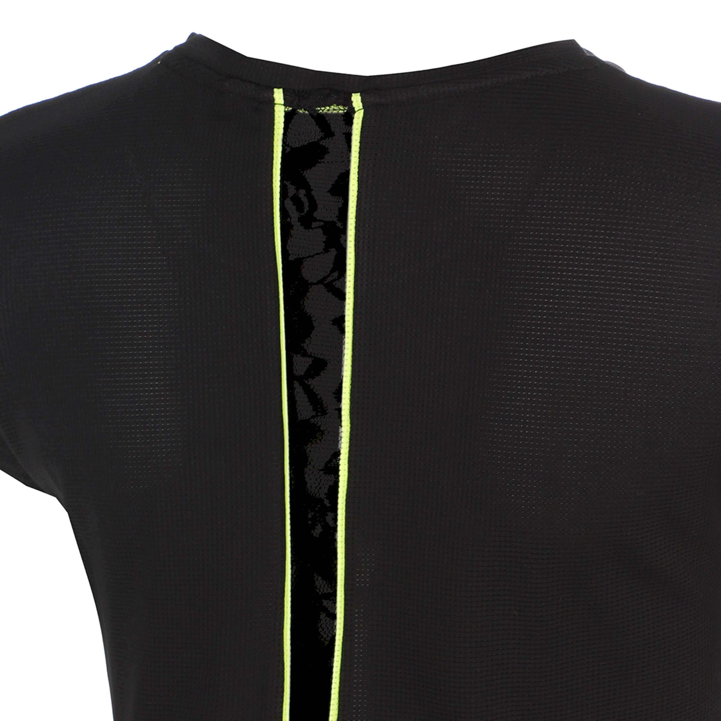 Áo Bidi Badu tay ngắn thể thao tennis/pickleball nữ Night Flash Black BB110054-200