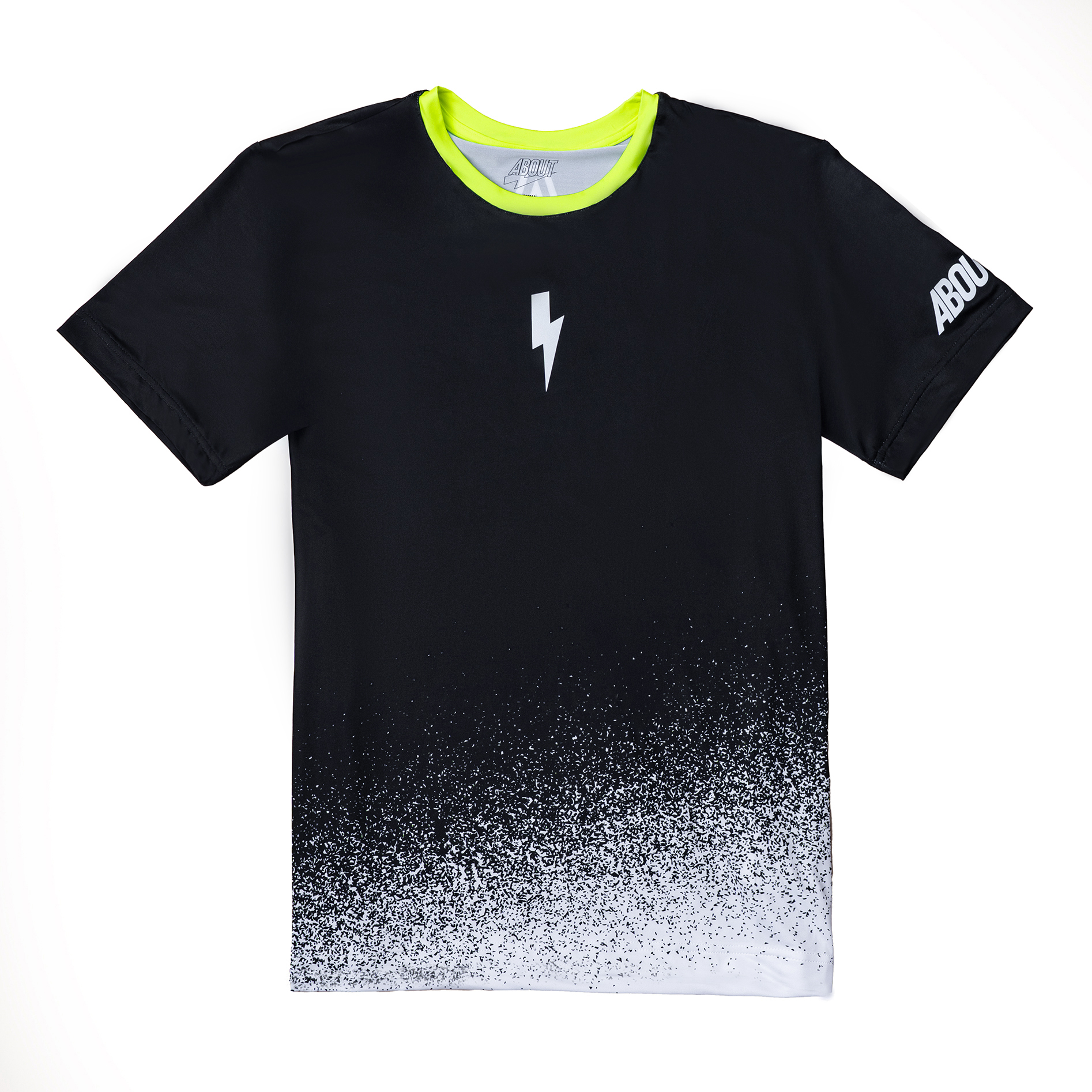 Áo Ngắn Tay Thể Thao Nam Pickleball/Tennis About Tech CRAZY FLUO YELLOW