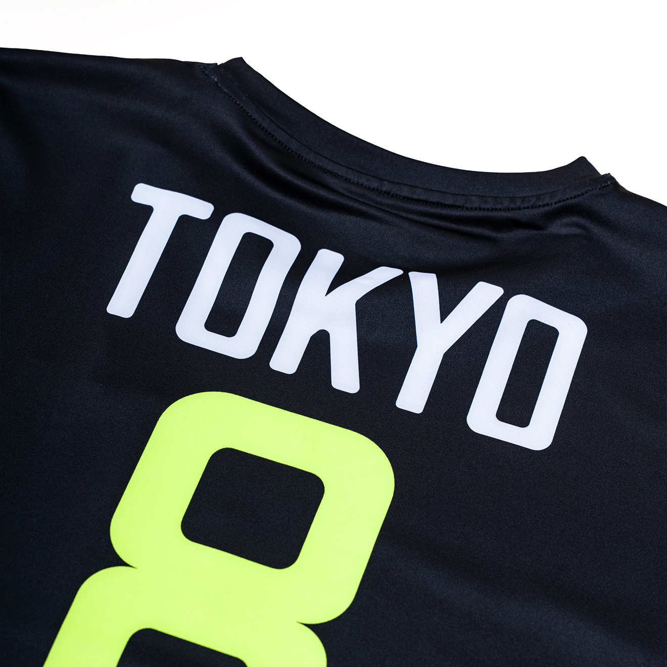 Áo Ngắn Tay Thể Thao Nam Pickleball/Tennis About Tech ICON TOKYO BLACK & FLUO YELLOW