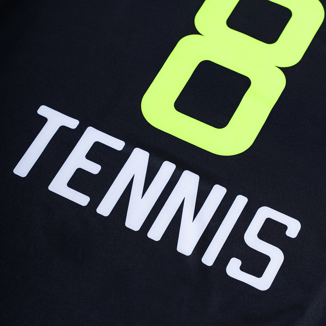 Áo Ngắn Tay Thể Thao Nam Pickleball/Tennis About Tech ICON TOKYO BLACK & FLUO YELLOW