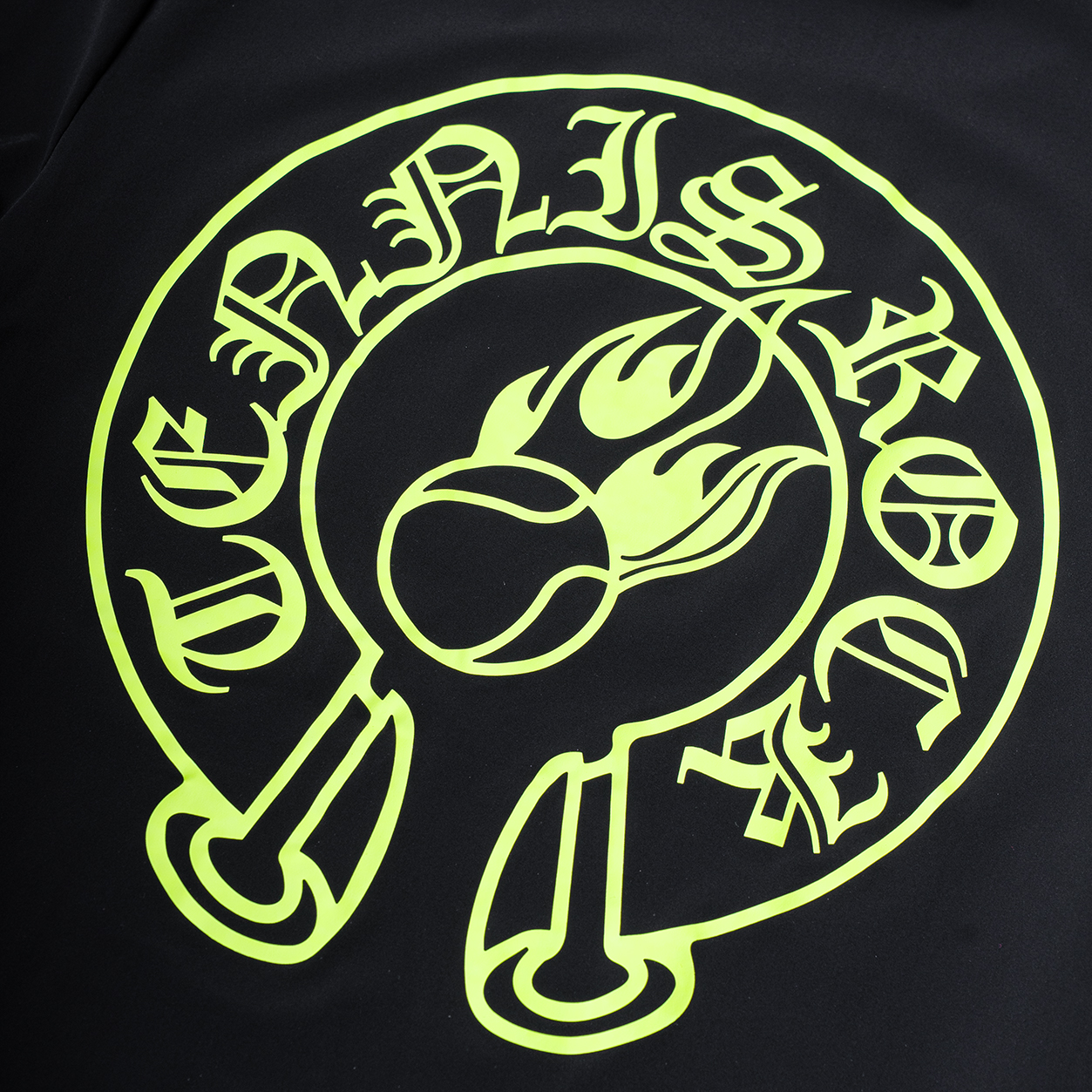 Áo Ngắn Tay Thể Thao Nam Pickleball/Tennis About Tech ROCK BLACK & FLUO YELLOW