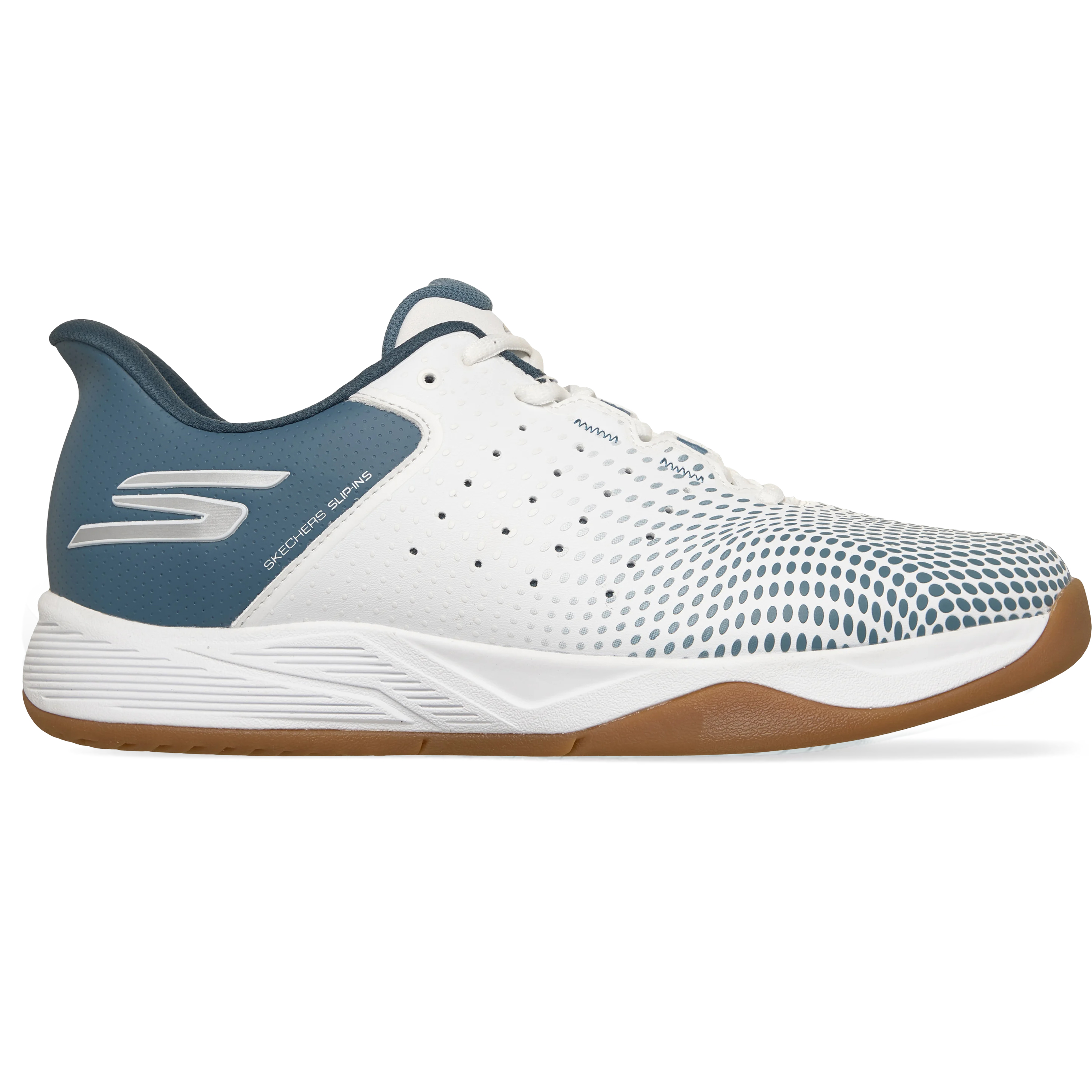 Giày Thể Thao Nam Skechers Go Pickleball Viper Court Reload White | Light Blue