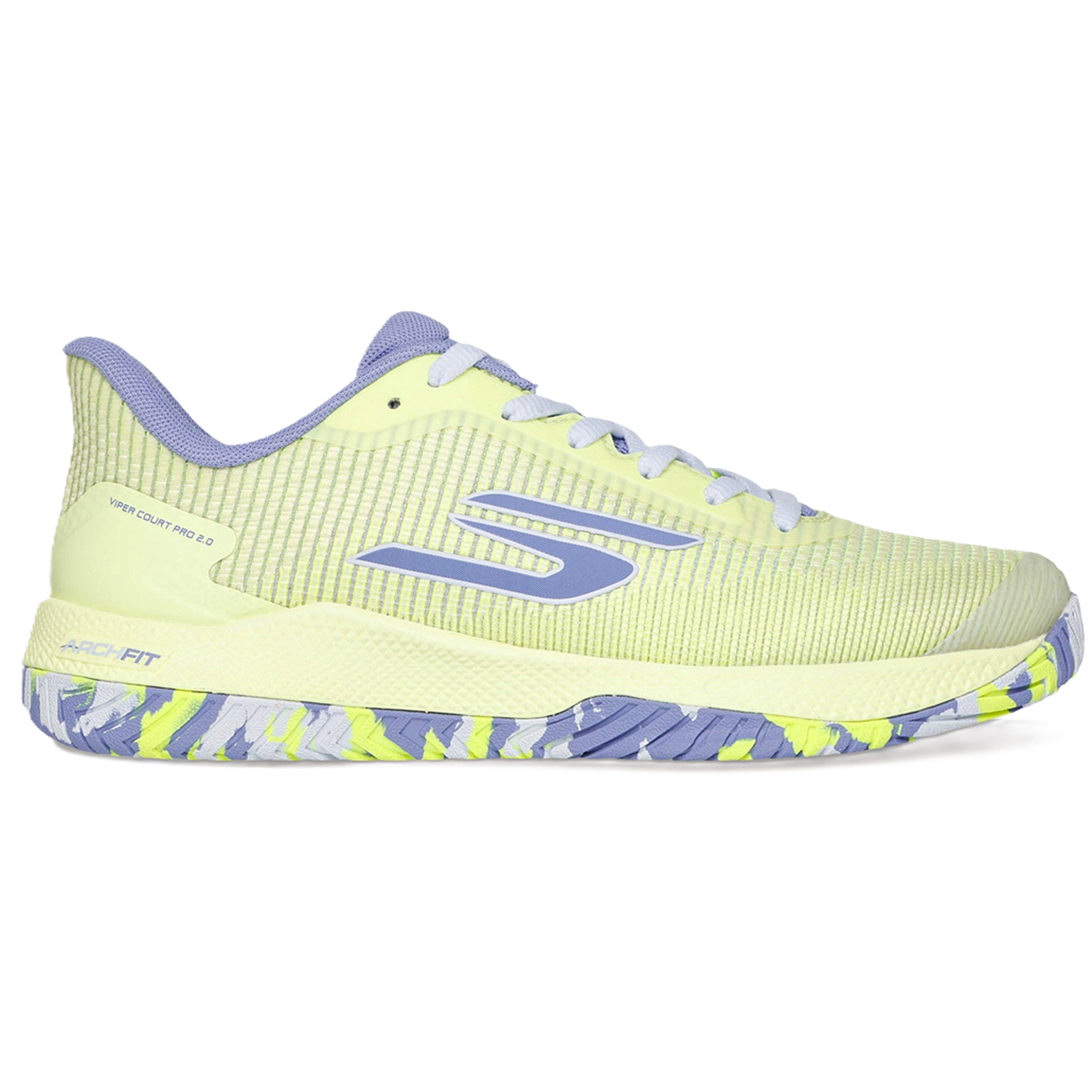 Giày Thể Thao Nữ Skechers Pickleball Viper Court Pro Lime | Lavender