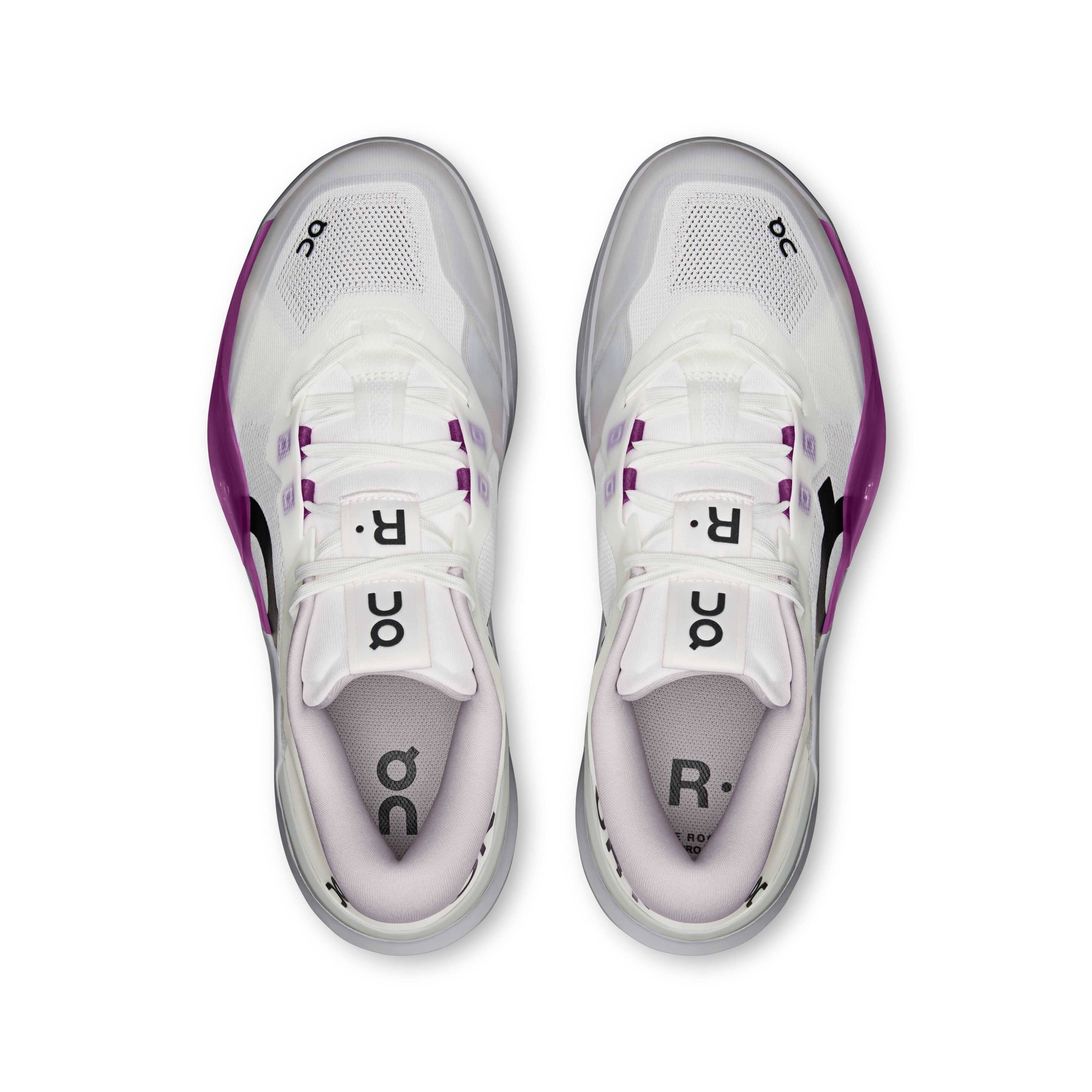 Giày Tennis/Pickleball Nữ ON Running THE ROGER Pro 3 White | Muscadine