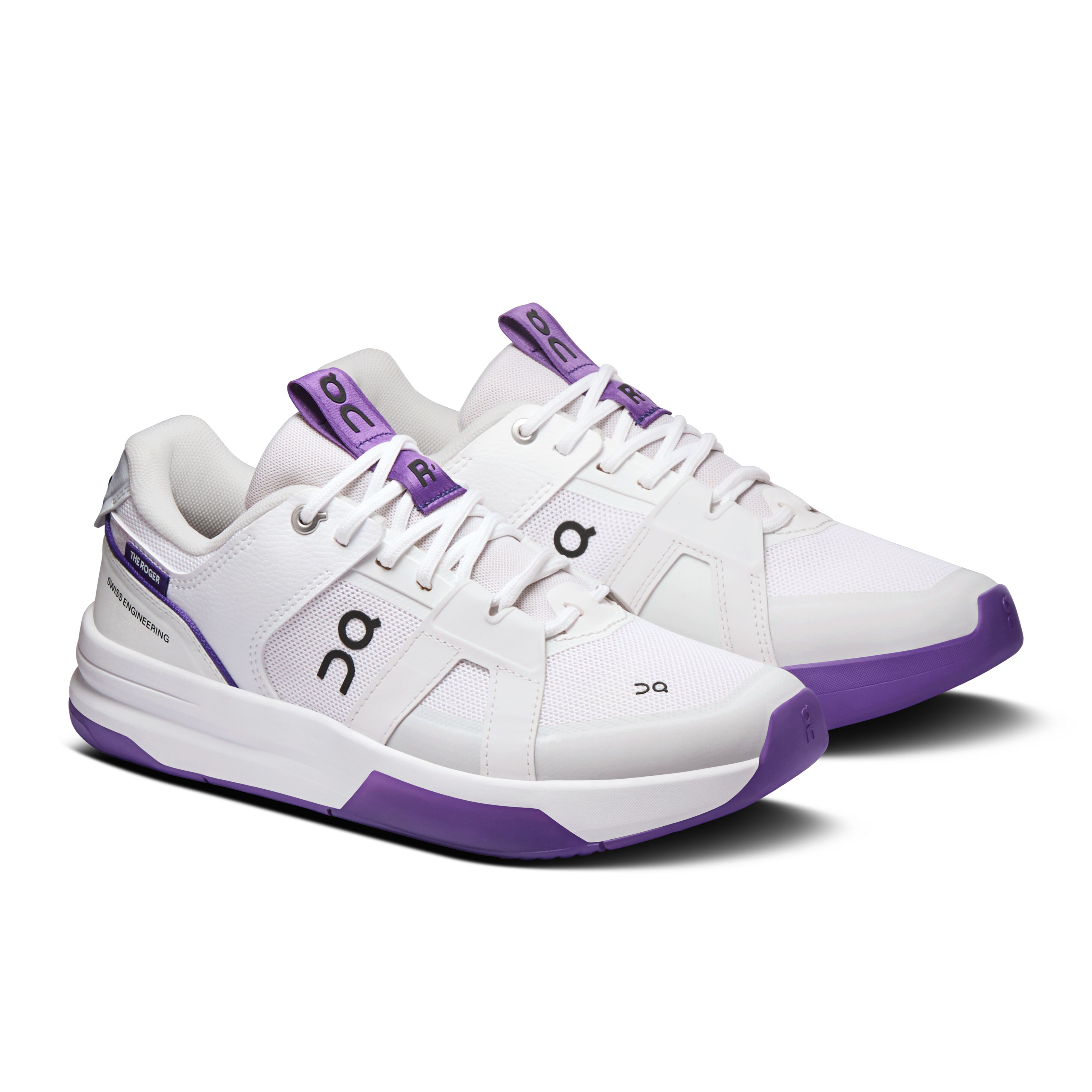 Giày Tennis/Pickleball Nữ On Running THE ROGER Clubhouse Pro 2 White | Amethyst