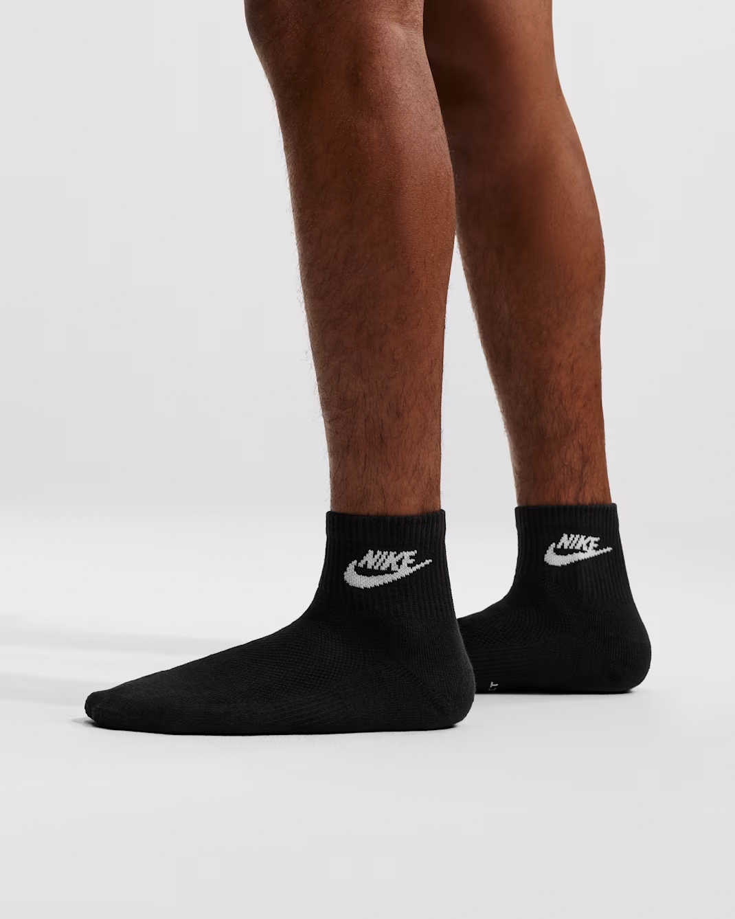 Tất Thể Thao Unisex Nike Black Cổ Thấp 3PR - Black