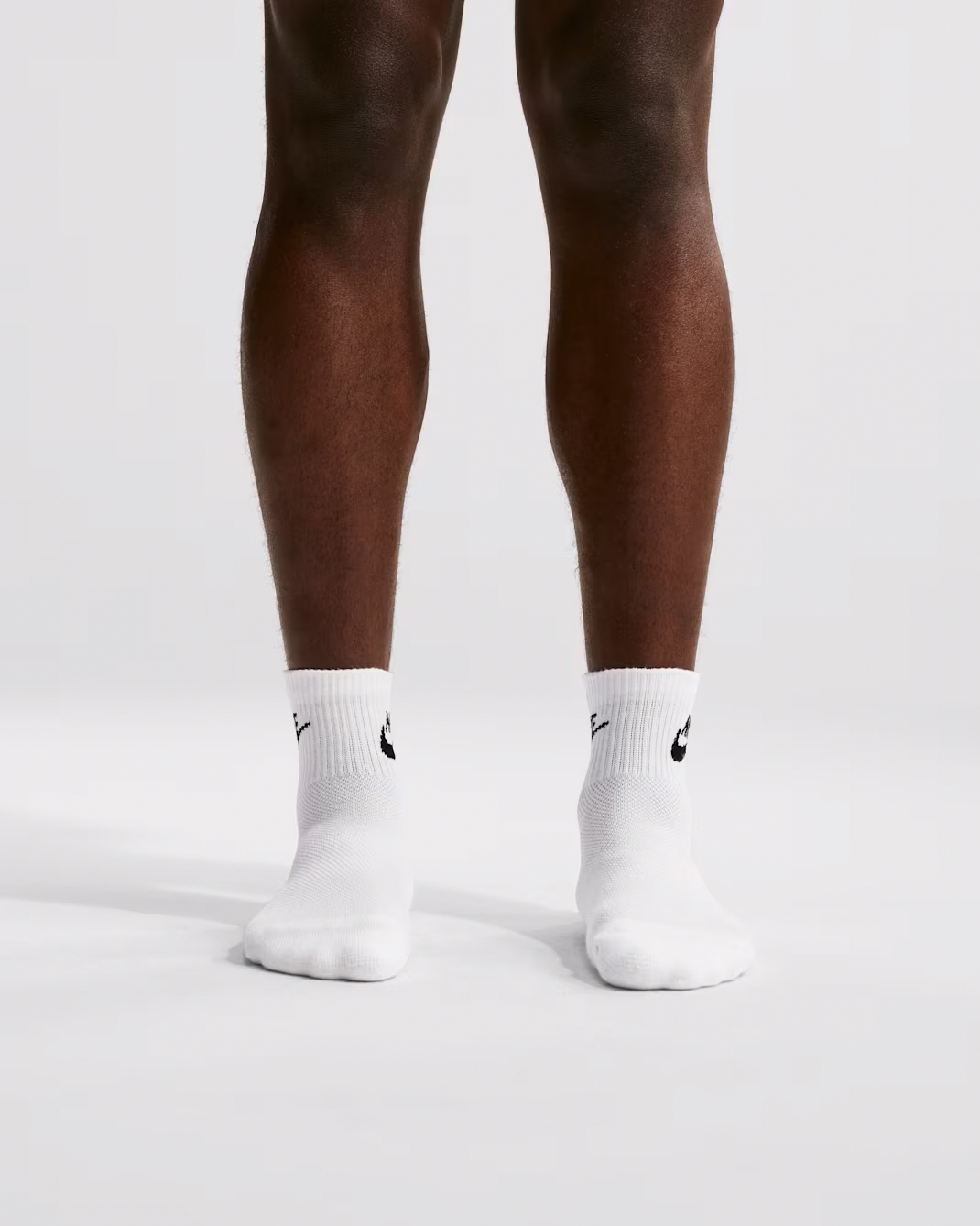 Tất Thể Thao Unisex Nike Black Cổ Thấp 3PR - White
