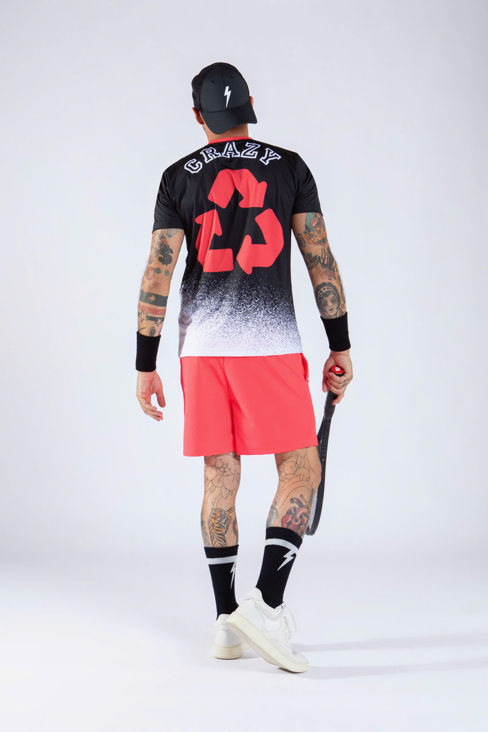 Quần Ngắn Thể Thao Nam Pickleball/Tennis About Tech CLUB PSYCO RED