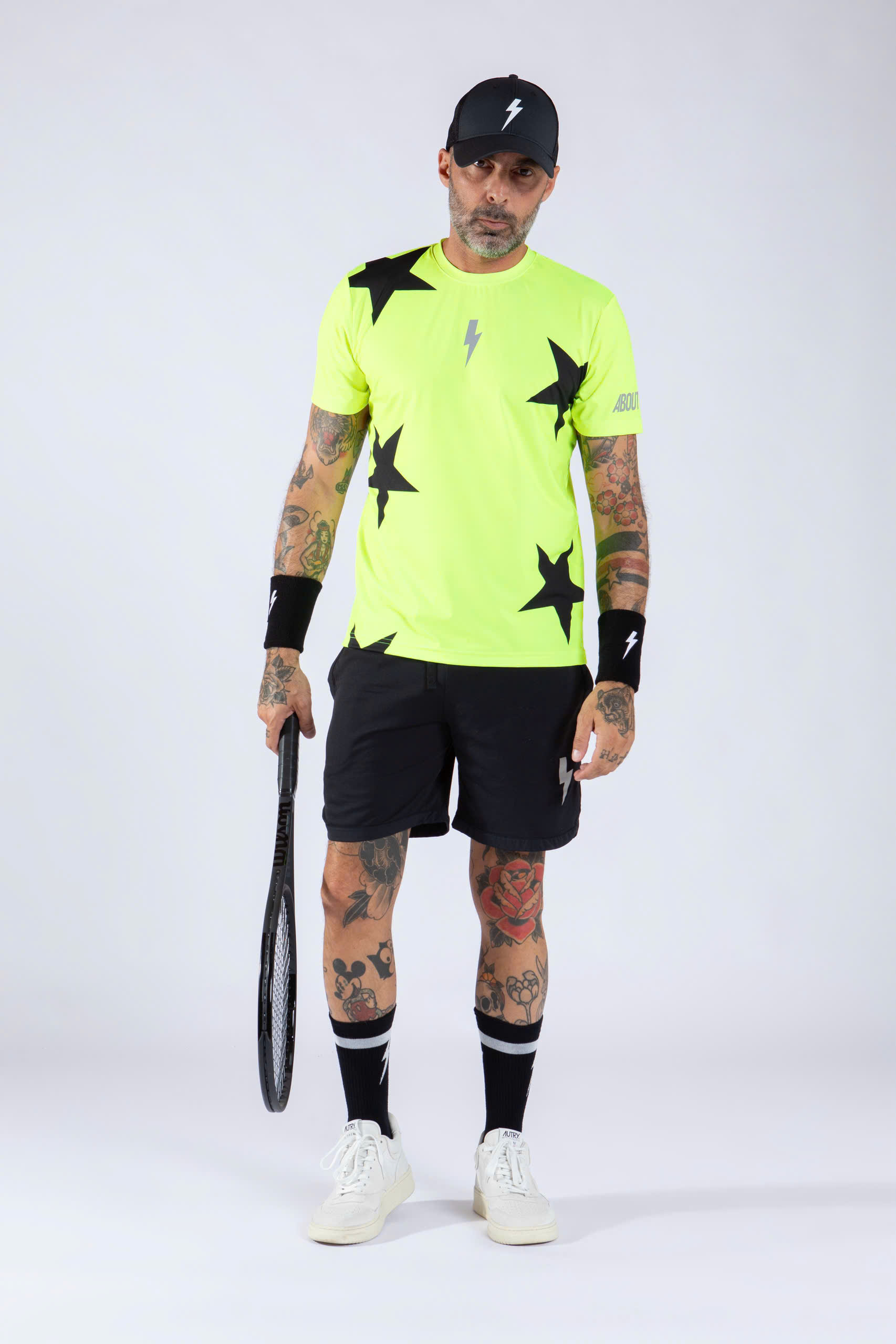 Quần Ngắn Thể Thao Nam Pickleball/Tennis About Tech TOUR BLACK