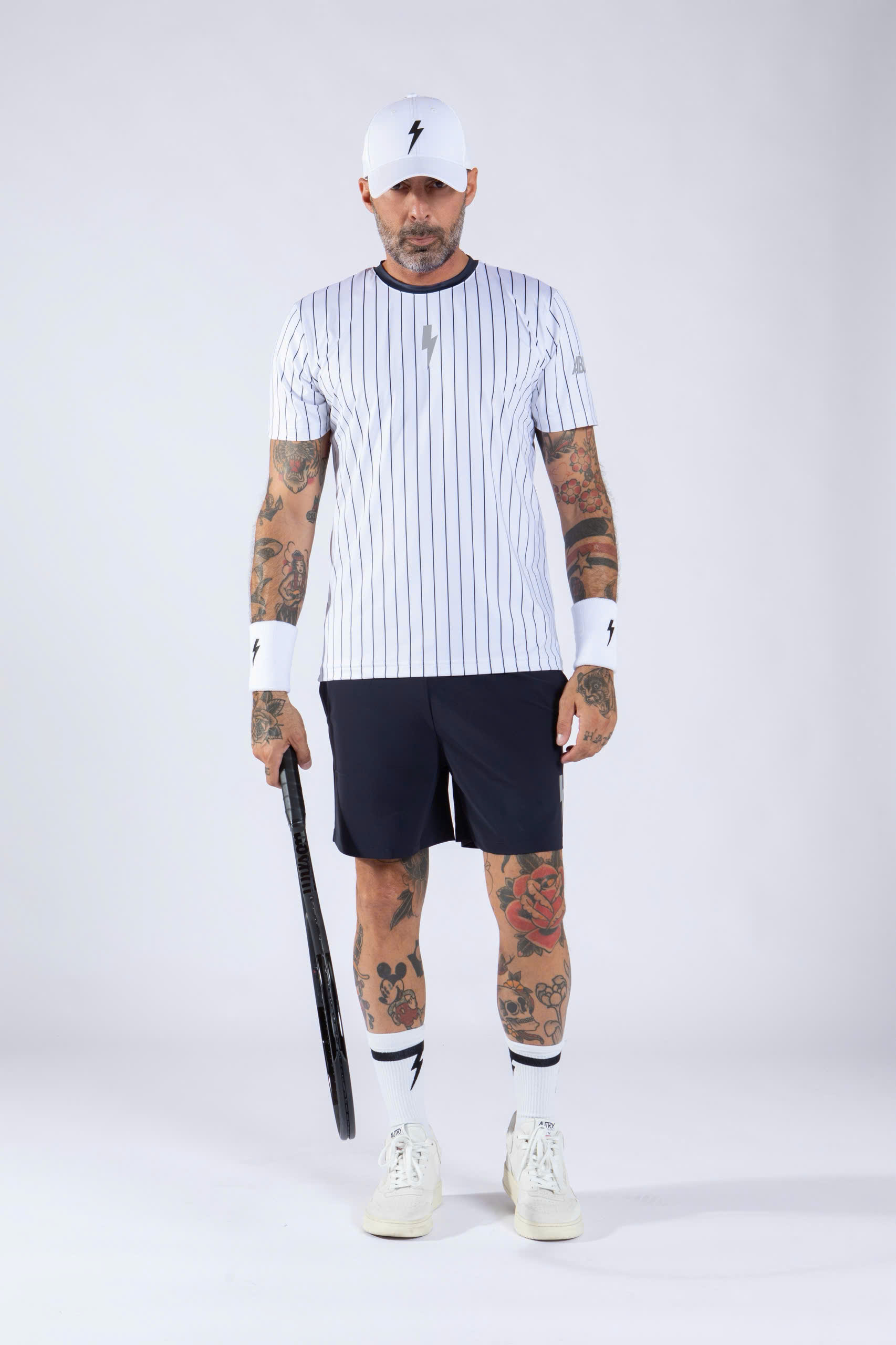 Quần Ngắn Thể Thao Nam Pickleball/Tennis About Tech CLUB BLACK