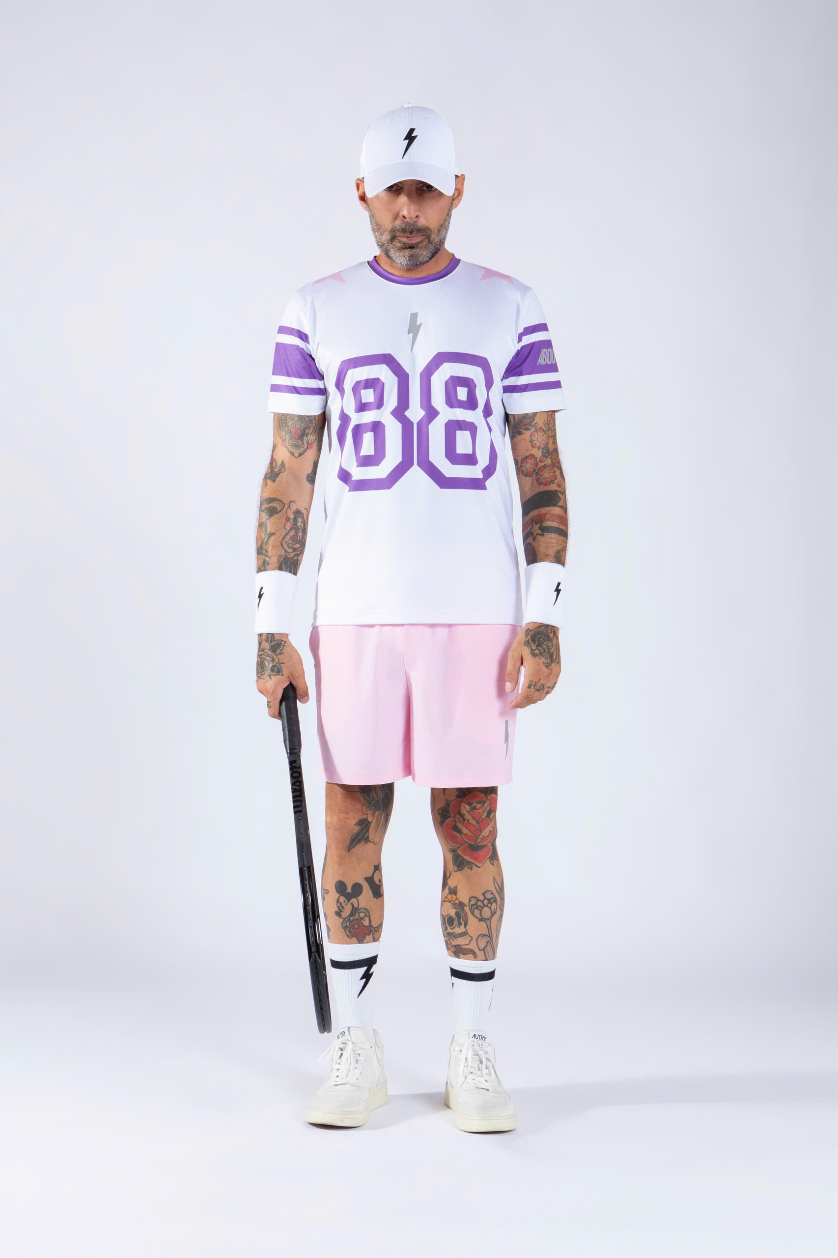 Quần Ngắn Thể Thao Nam Pickleball/Tennis About Tech CLUB PINK