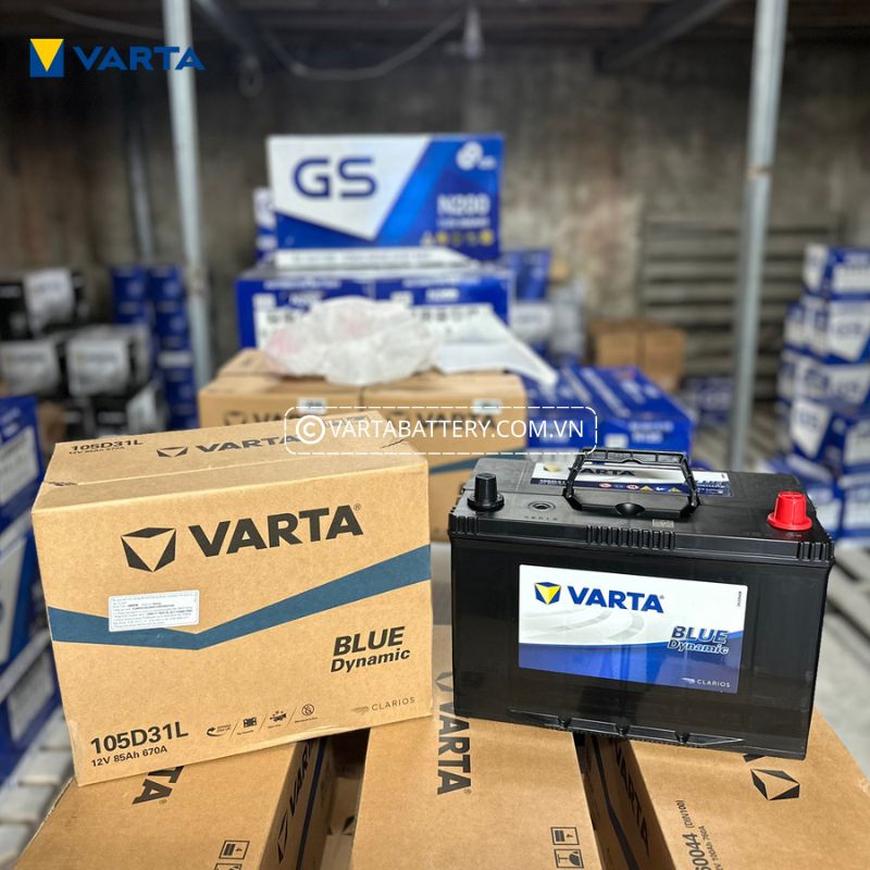 ẮC QUY VARTA 12V 85AH 105D31L