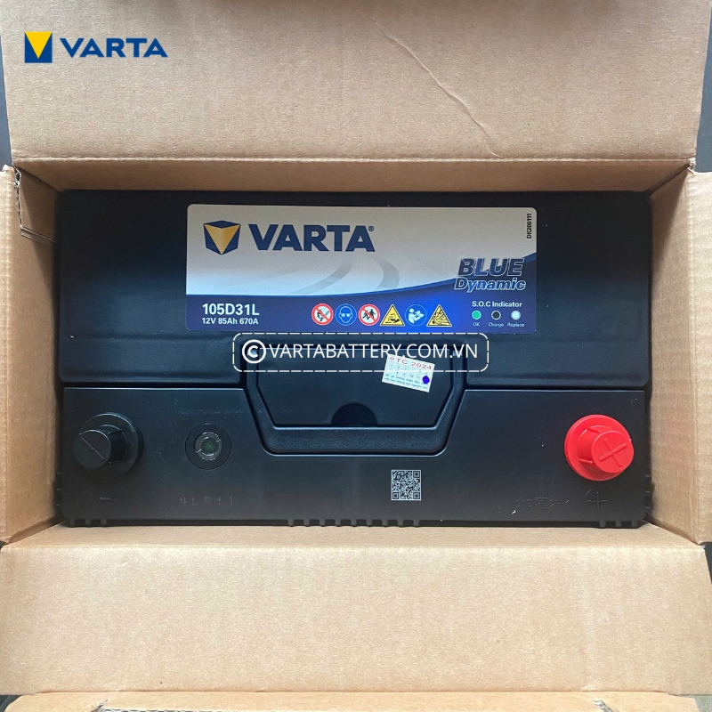 ẮC QUY VARTA 12V 90AH 105D31L