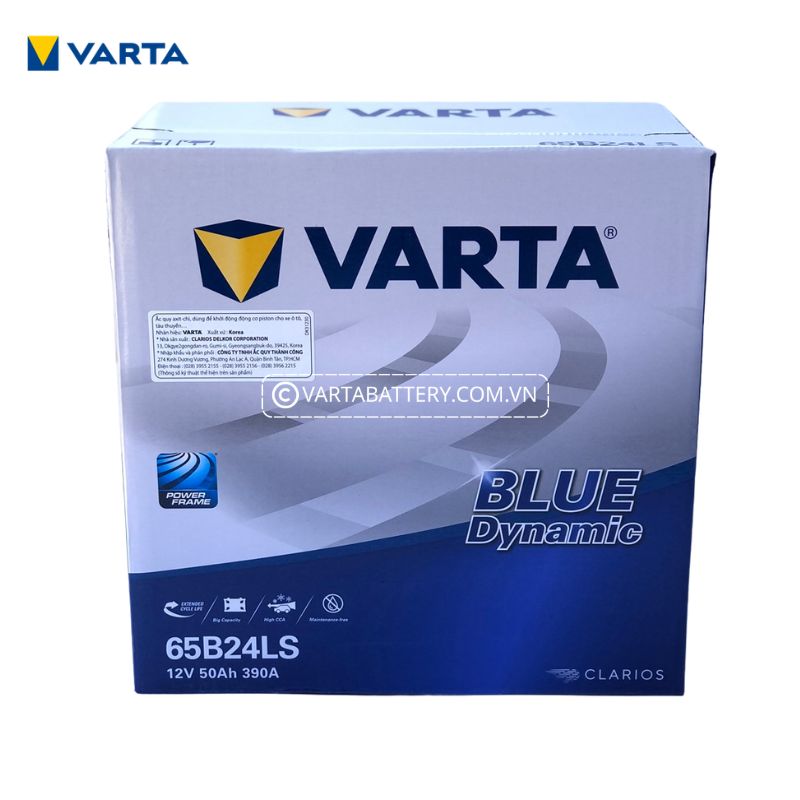 ẮC QUY VARTA 12V 50AH 65B24LS (NX100-S6LS)