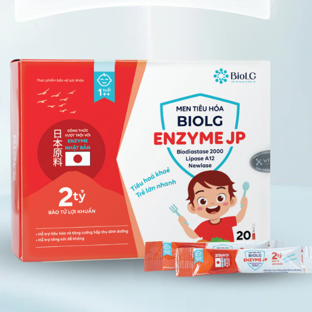 Cốm Enzyme Cho Bé BioLG JP Enzyme Nhật Bản Giảm Đầy Hơi Chướng Bụng Hỗ Trợ Tiêu Hóa Biếng Ăn
