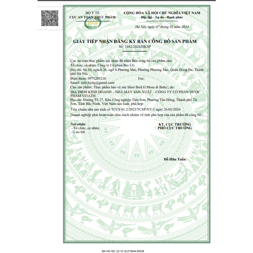 [QUÀ CHO MẸ] Men Vi Sinh BioLG Mom & Baby Giảm Táo Bón Bổ Sung Chất Xơ XOS 3 Chủng Lợi Khuẩn Hỗ Trợ Tiêu Hóa Cho Mẹ & Bé