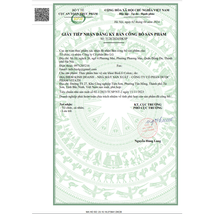 [QUÀ CHO MẸ] BioLG Colon Men Vi Sinh 3 Tỷ Lợi Khuẩn Bacillus Giảm Táo Bón Tiêu Chảy Đầy Hơi Hỗ Trợ Đại Tràng 20 Ống