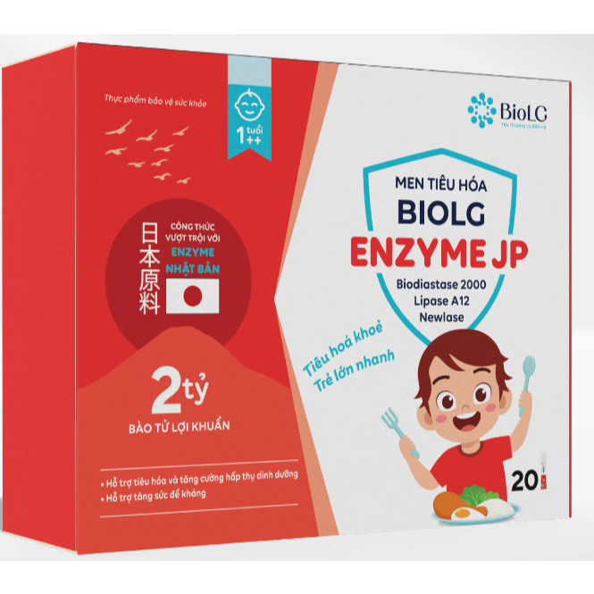 Cốm Enzyme Cho Bé BioLG JP Enzyme Nhật Bản Giảm Đầy Hơi Chướng Bụng Hỗ Trợ Tiêu Hóa Biếng Ăn